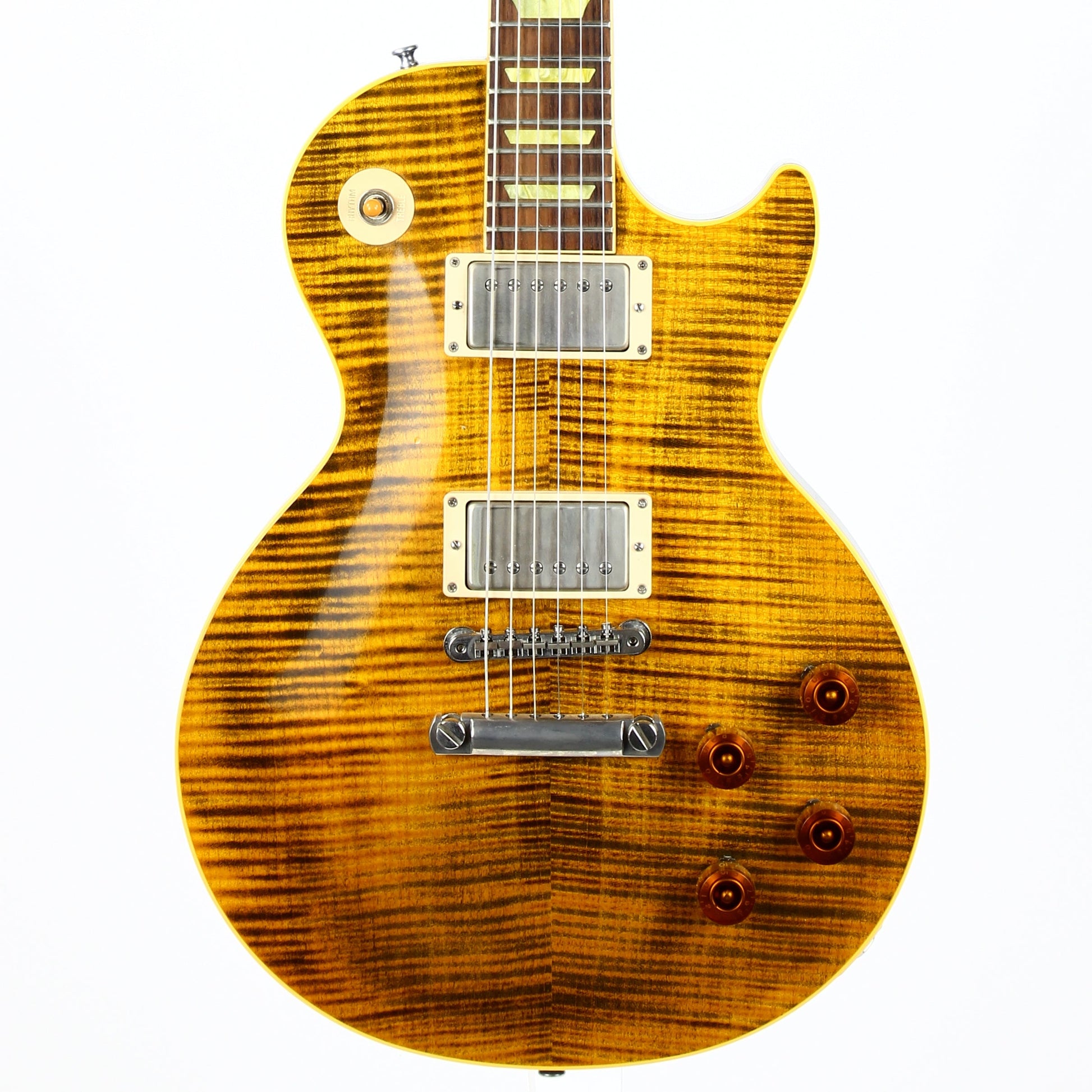 Gibson Custom Shop BONEYARD Joe Perry 1959 Les Paul Green Tiger | Official Model!