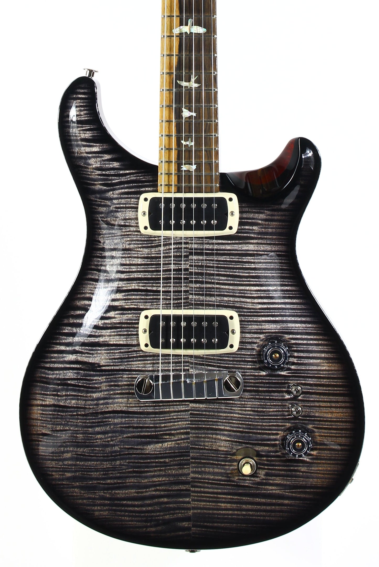 2025 PRS Charcoal Phoenix Limited Edition Private Stock Grade Curly Maple Top Ziricote 40th Ann