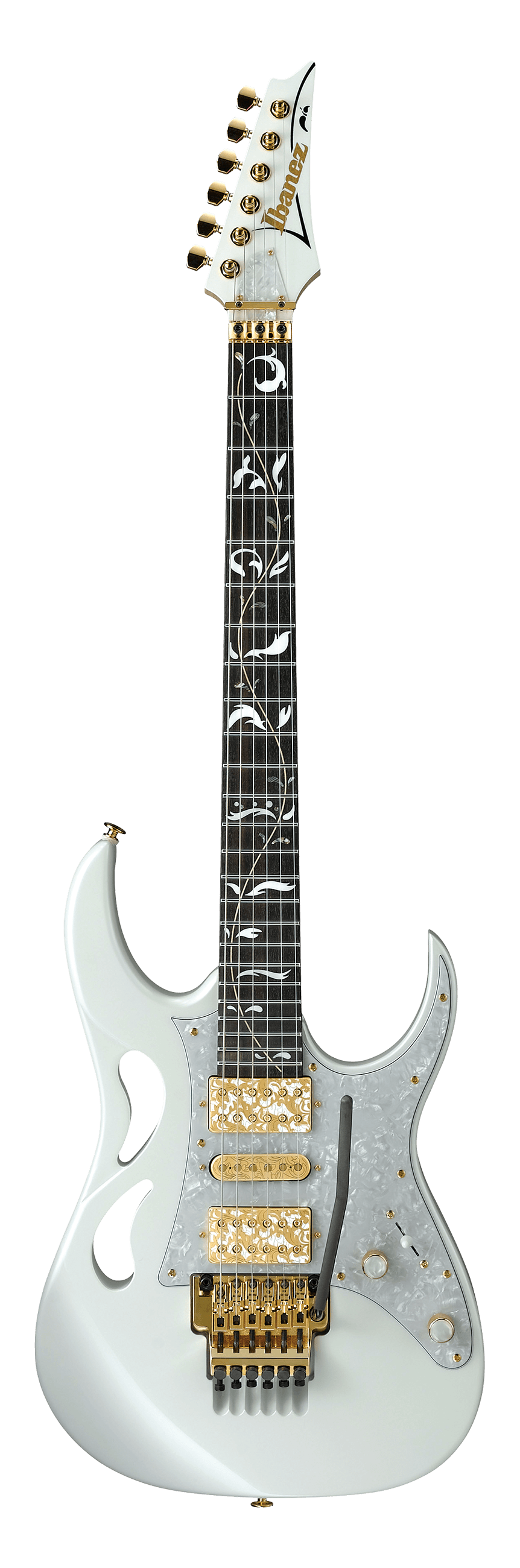 Ibanez PIA3761SLW Steve Vai Sig Stallion White w/case