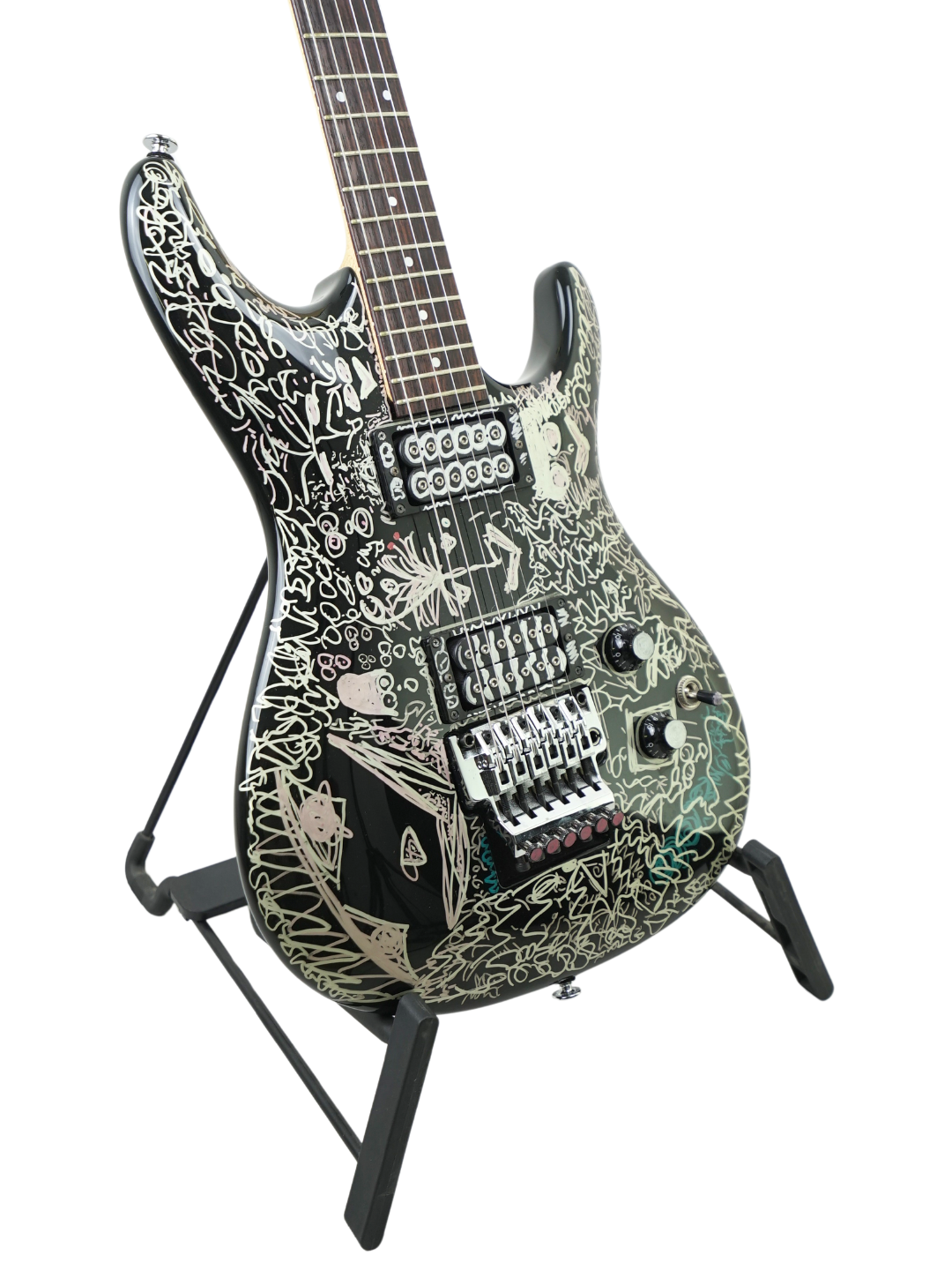Ibanez Limited Edition Joe Satriani Black Dog JS BDG 1 of 88 - Japan 2008