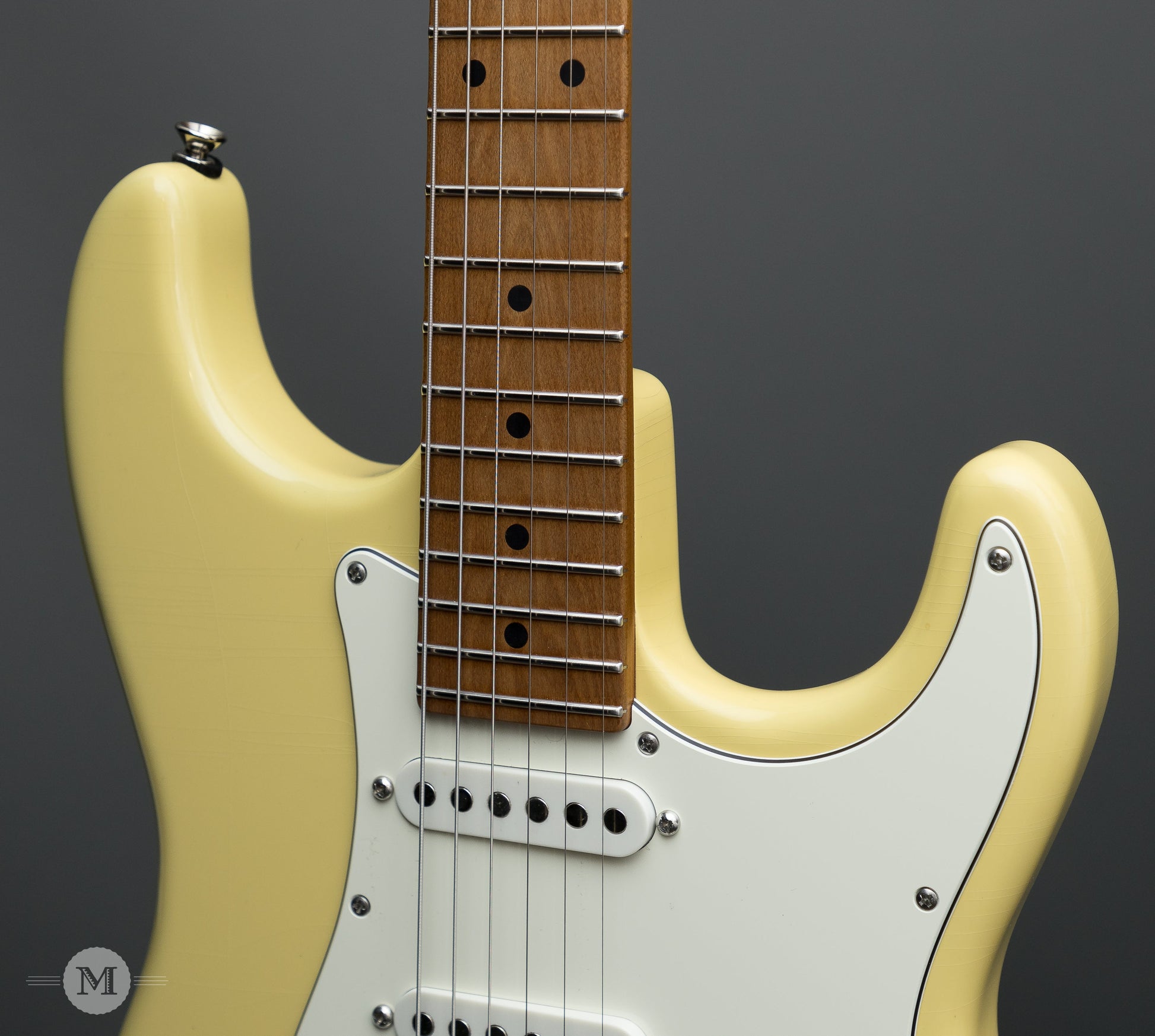 Tom Anderson Electric Guitars - Icon Classic - Mellow Yellow - Distress Level 1