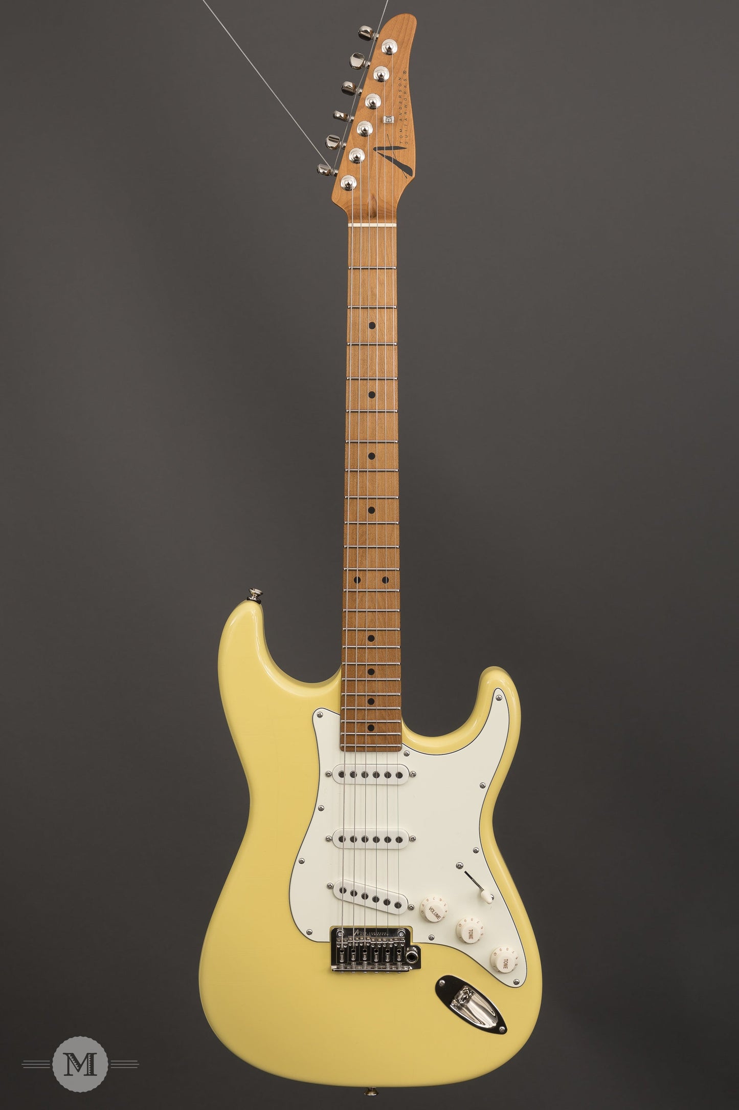 Tom Anderson Electric Guitars - Icon Classic - Mellow Yellow - Distress Level 1