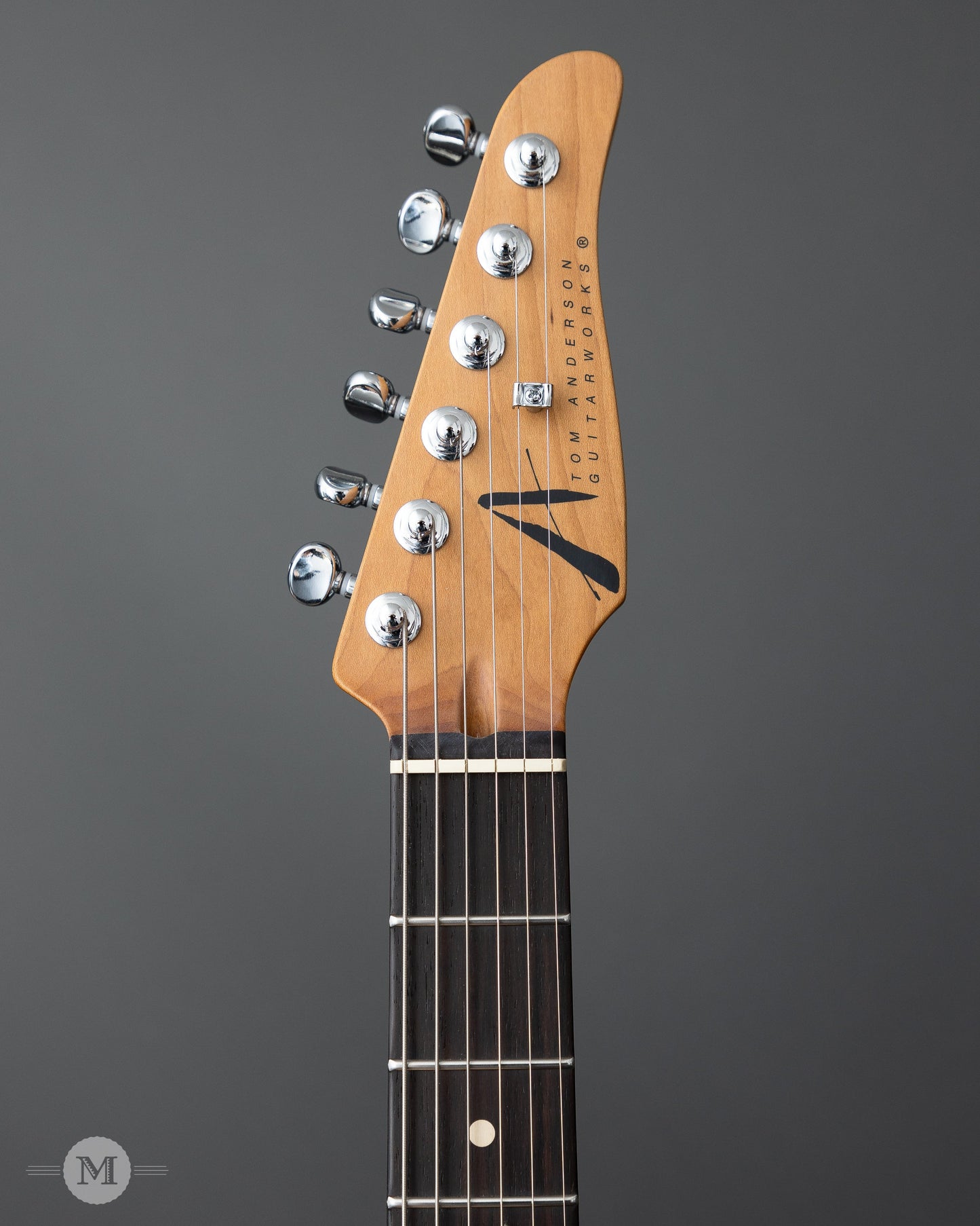Tom Anderson Electric Guitars - Icon Classic HSS - Natural Dark Grain w Black Shaded Edge