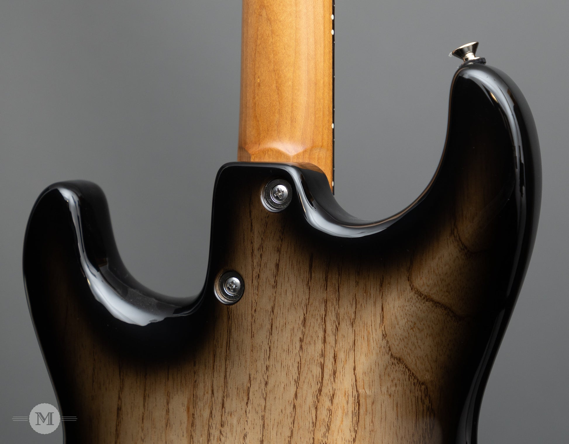 Tom Anderson Electric Guitars - Icon Classic HSS - Natural Dark Grain w Black Shaded Edge