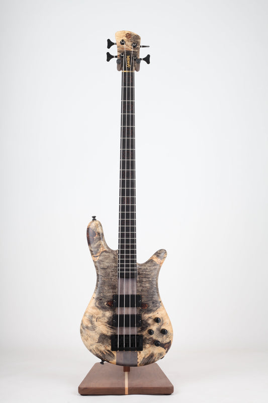 Spector USA Custom NS Bass - Buckeye Burl, 4-String w/ Aguilar Pickups