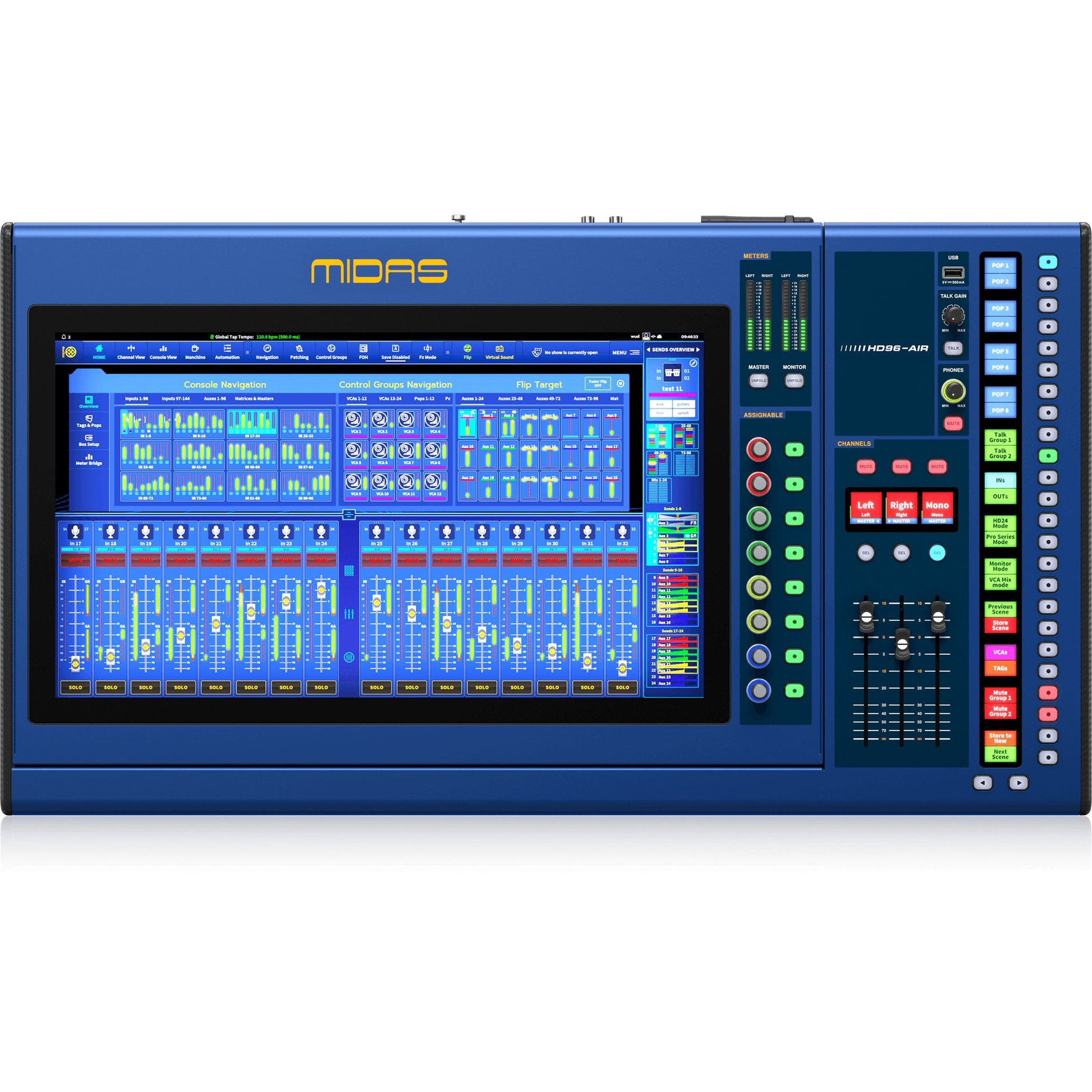 Midas Heritage D HD96-Air Digital Mixer Tour Pack