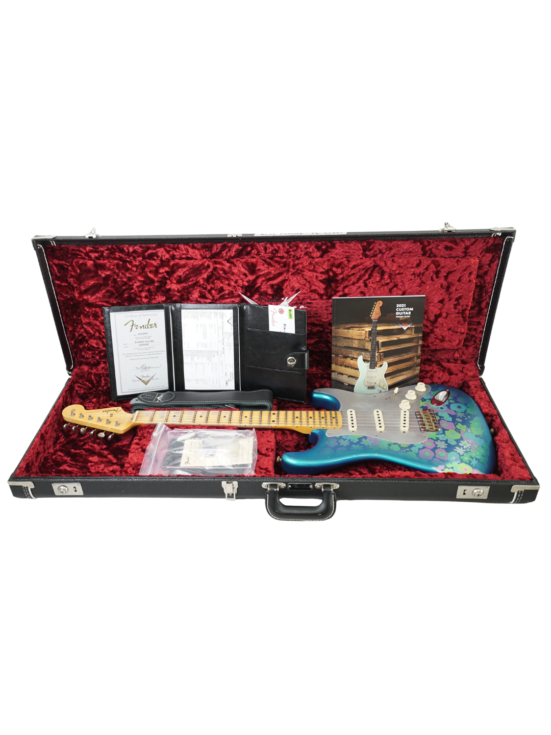 Fender Custom Shop Limited Edition El Diablo '56 Strat Relic Aged Blue Flower - USA 2021