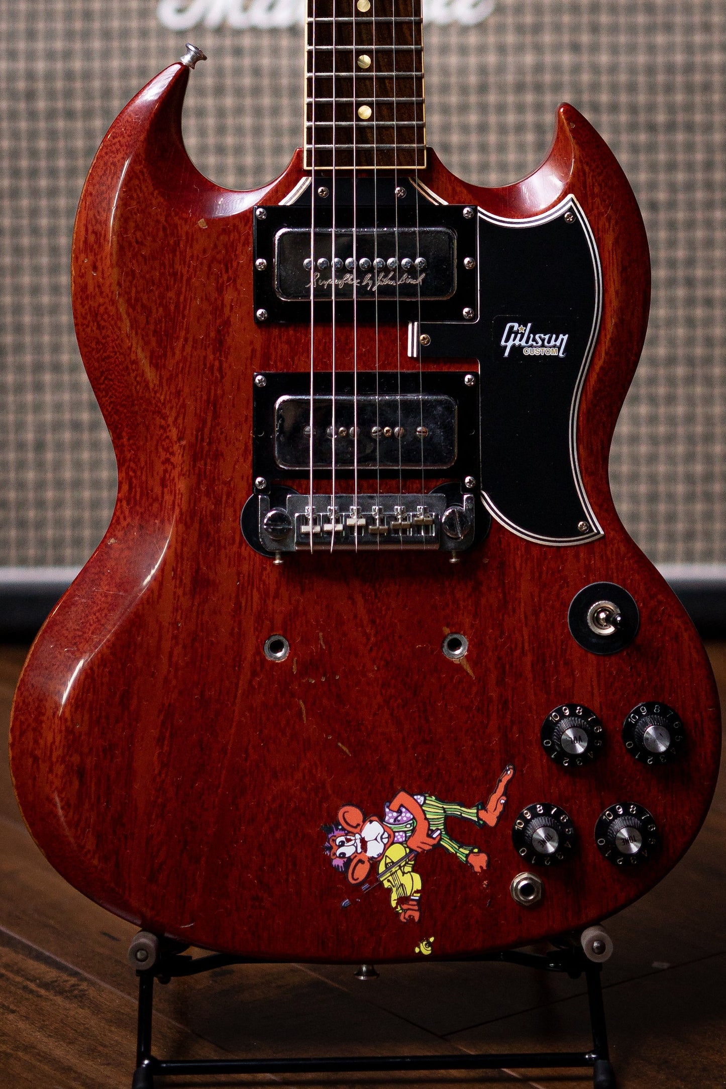 Gibson Tony Iommi "Monkey" 1964 SG Special Replica Right Handed Electric Guitar - Aged Cherry