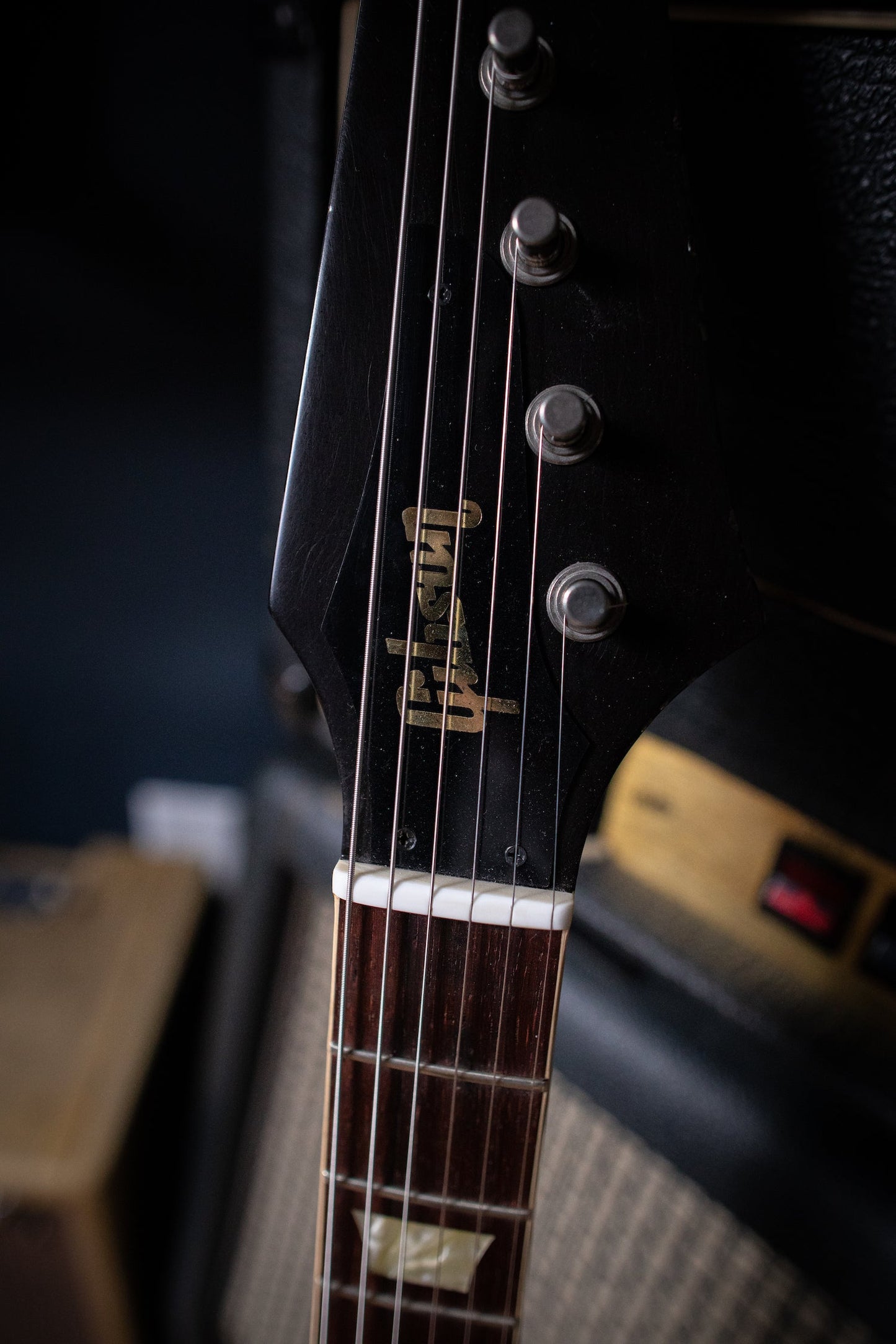 2009 Gibson Custom Shop Signature Johnny Winter '63 Firebird V Aged Electric Guitar - Vintage Sunburst
