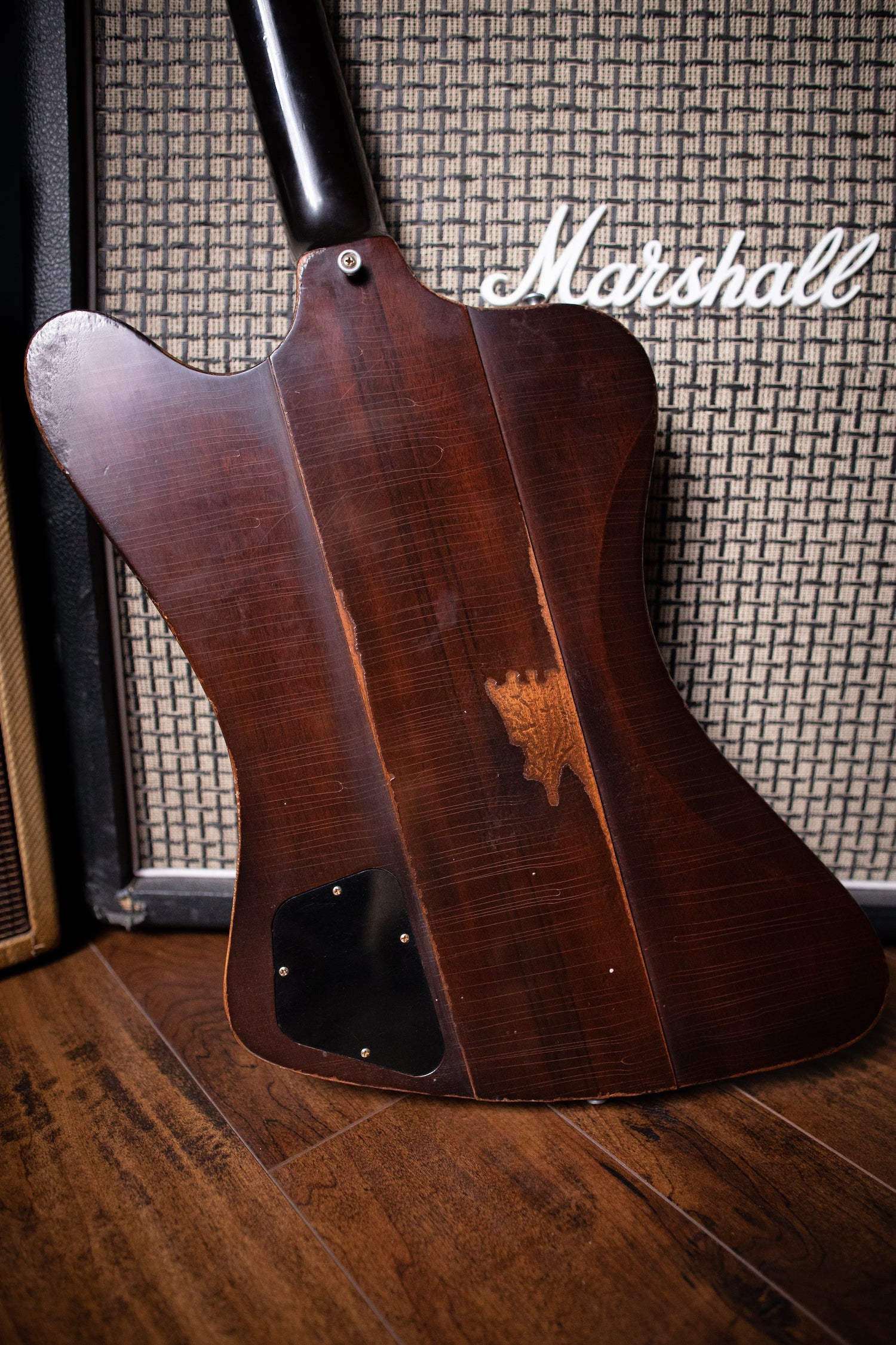 2009 Gibson Custom Shop Signature Johnny Winter '63 Firebird V Aged Electric Guitar - Vintage Sunburst