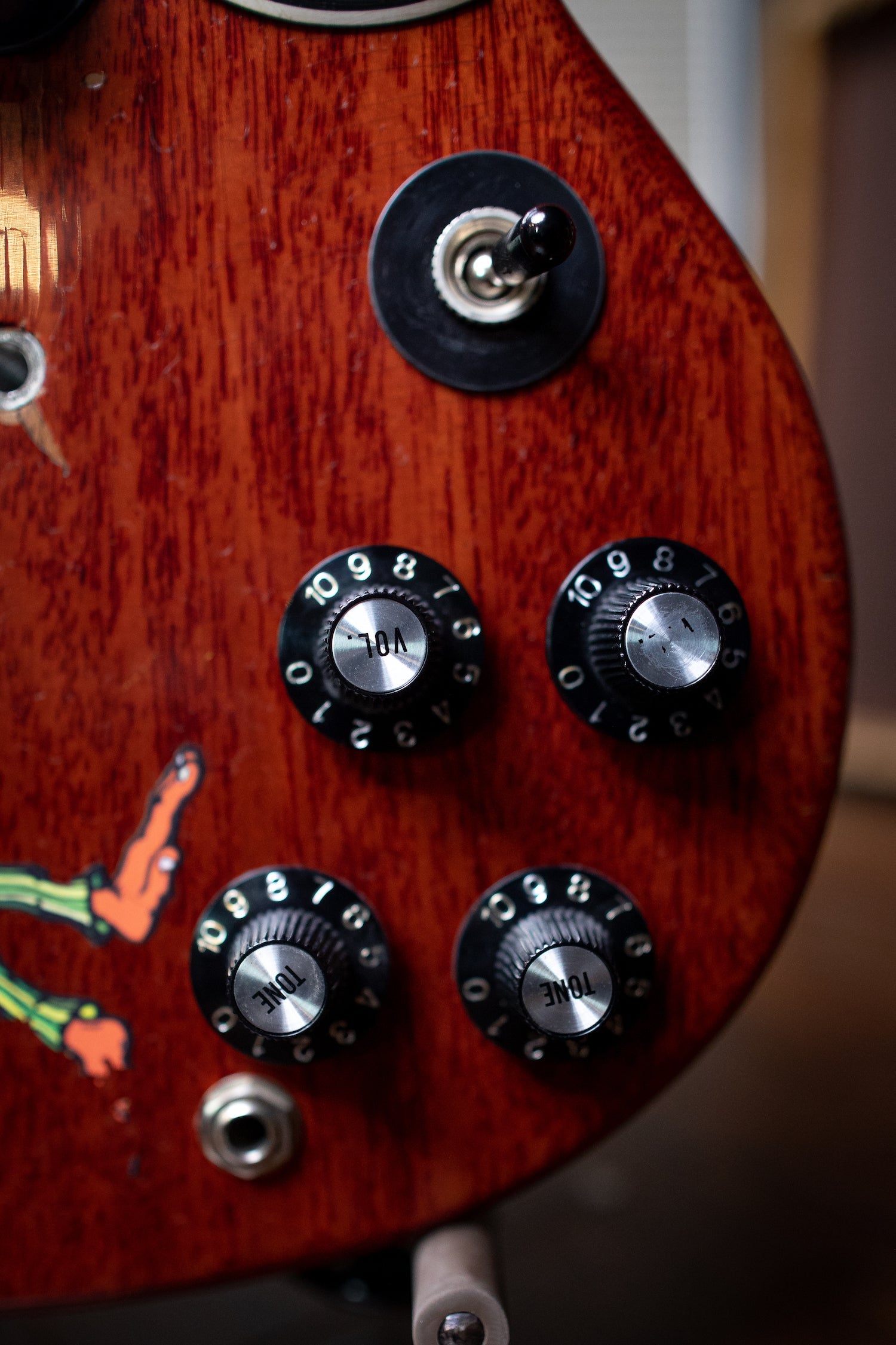 Gibson Tony Iommi "Monkey" 1964 SG Special Replica Right Handed Electric Guitar - Aged Cherry