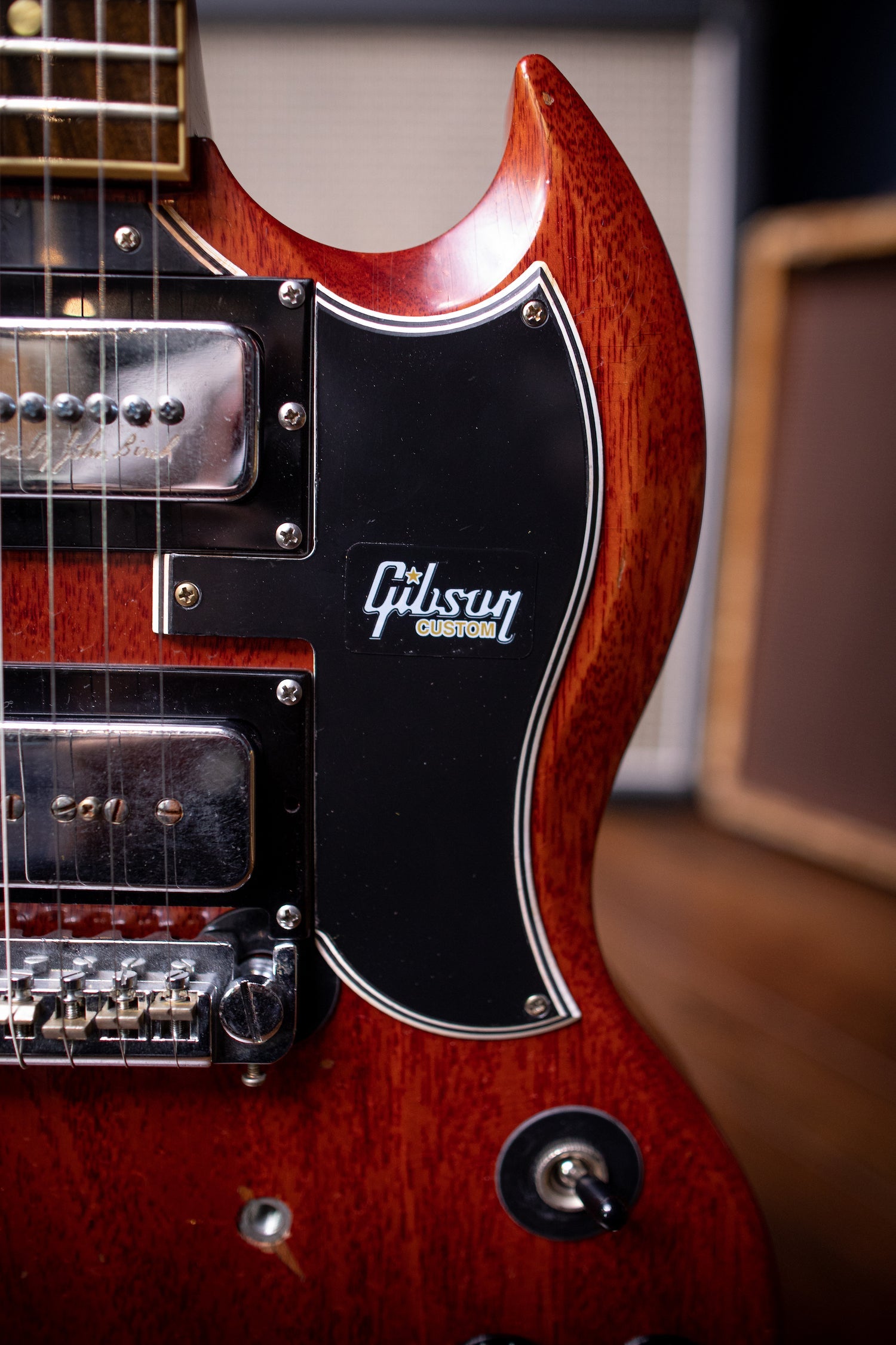 Gibson Tony Iommi "Monkey" 1964 SG Special Replica Right Handed Electric Guitar - Aged Cherry