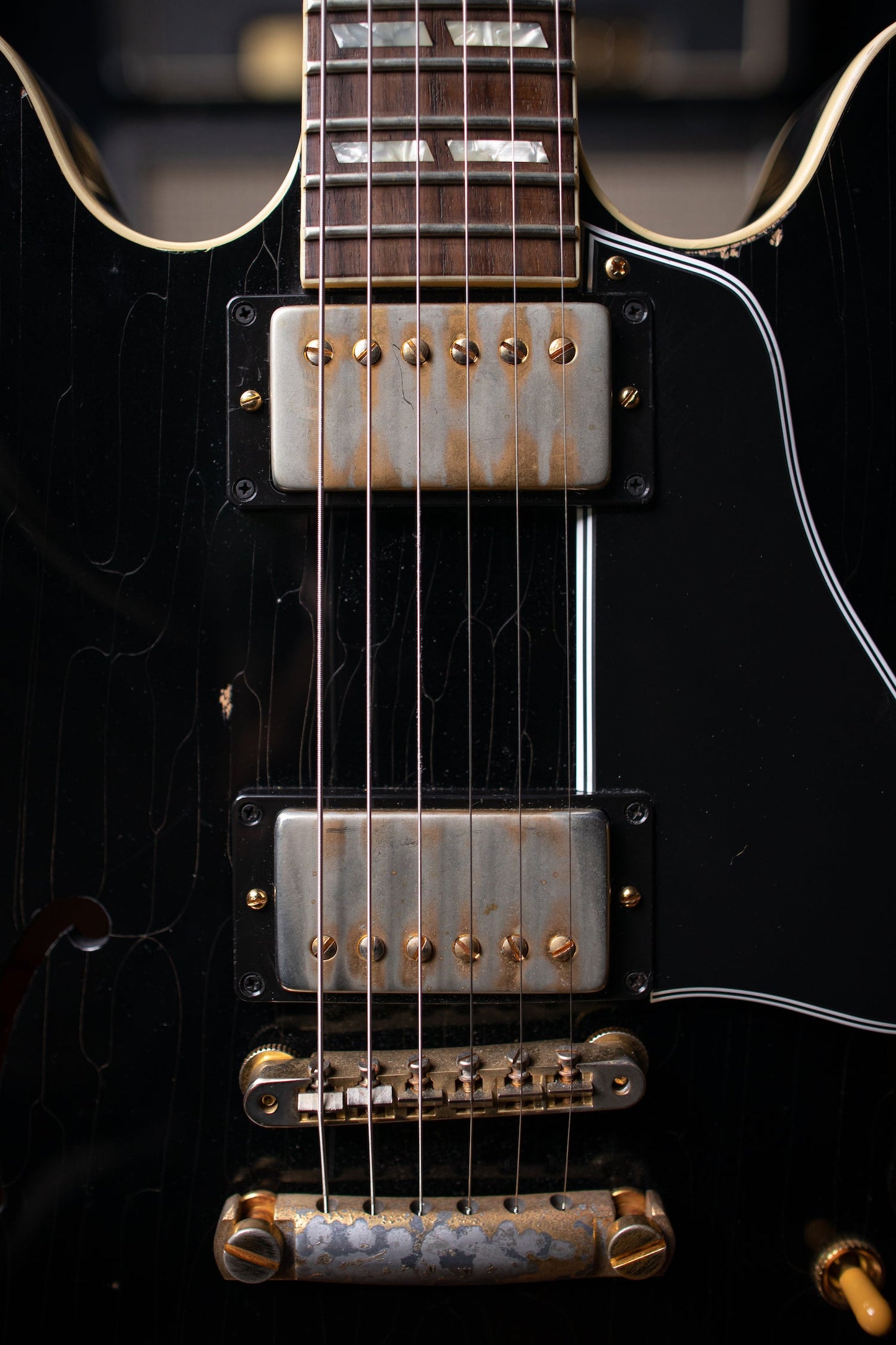 2016 Gibson Custom Shop '63 ES-335 CME Limited Electric Guitar - Aged Ebony
