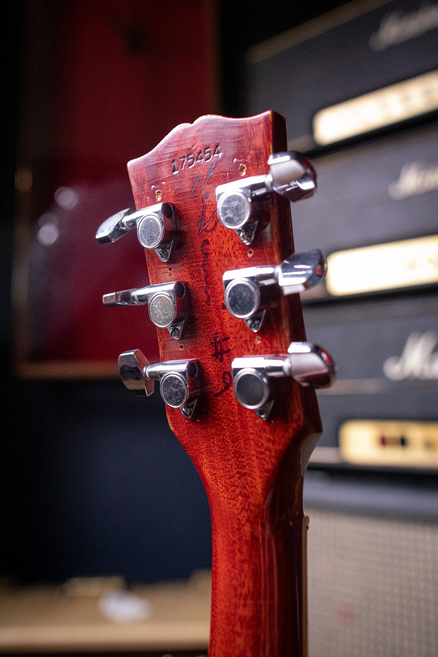 Gibson Tony Iommi "Monkey" 1964 SG Special Replica Right Handed Electric Guitar - Aged Cherry