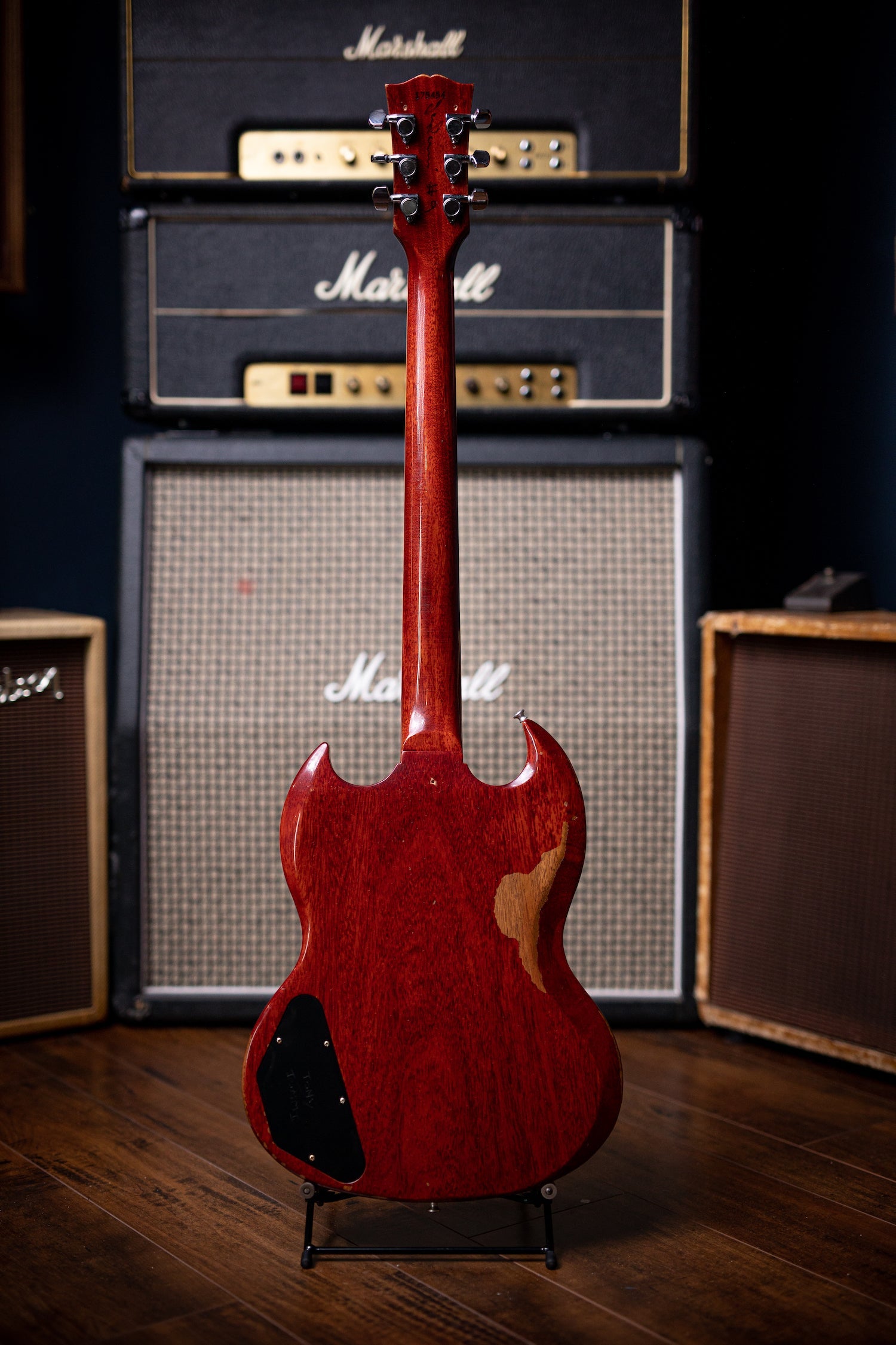 Gibson Tony Iommi "Monkey" 1964 SG Special Replica Right Handed Electric Guitar - Aged Cherry