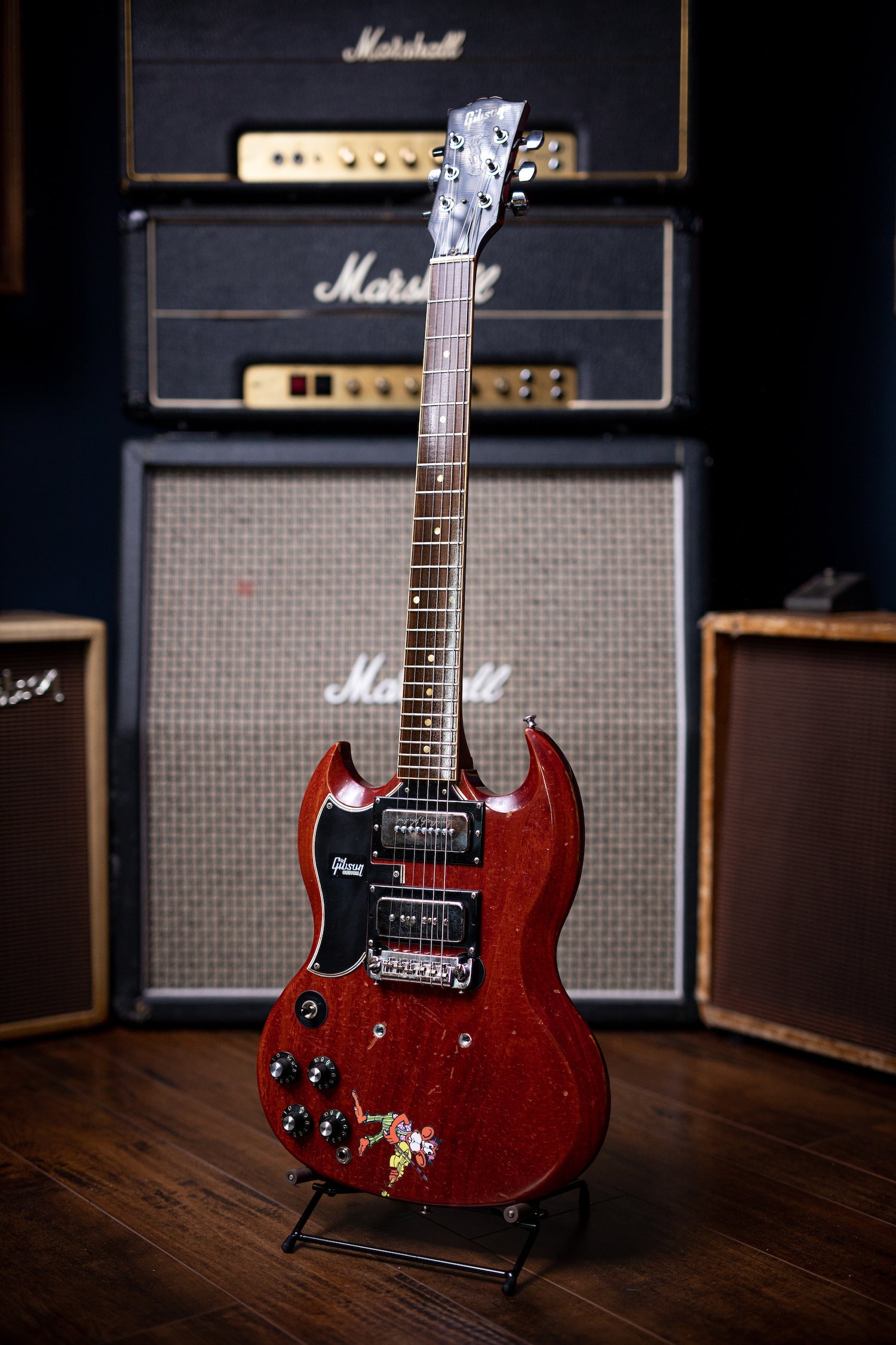 Gibson Tony Iommi "Monkey" 1964 SG Special Replica Left Handed Electric Guitar - Aged Cherry