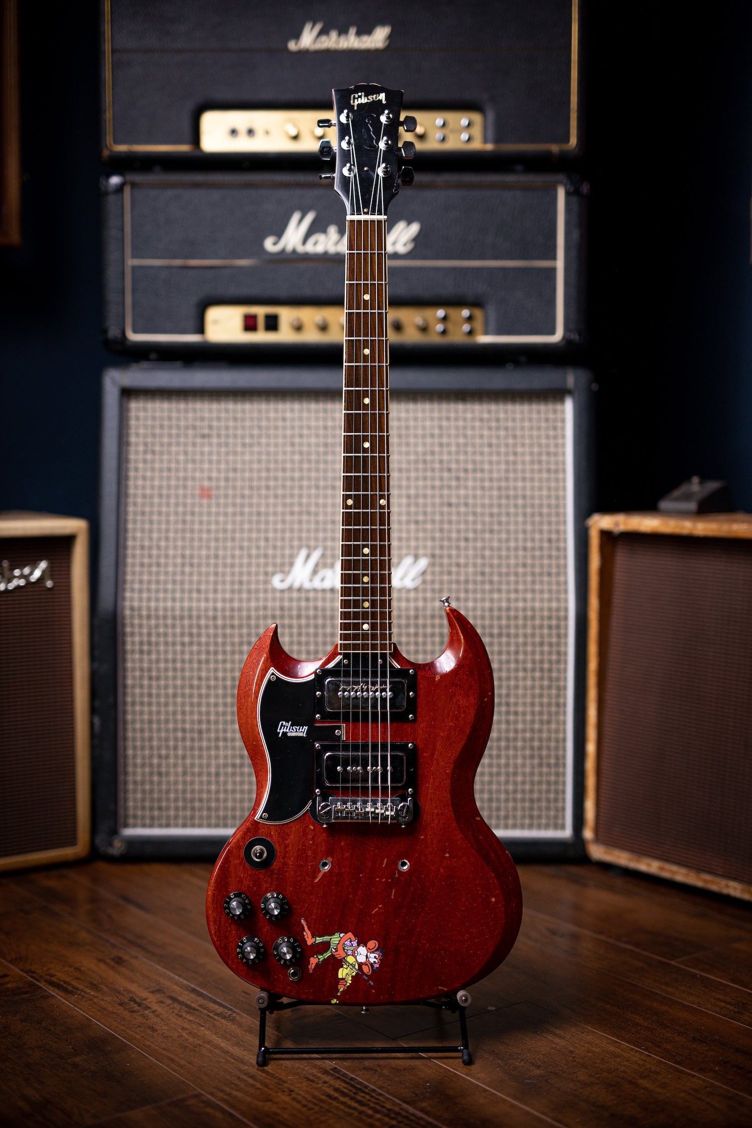 Gibson Tony Iommi "Monkey" 1964 SG Special Replica Left Handed Electric Guitar - Aged Cherry