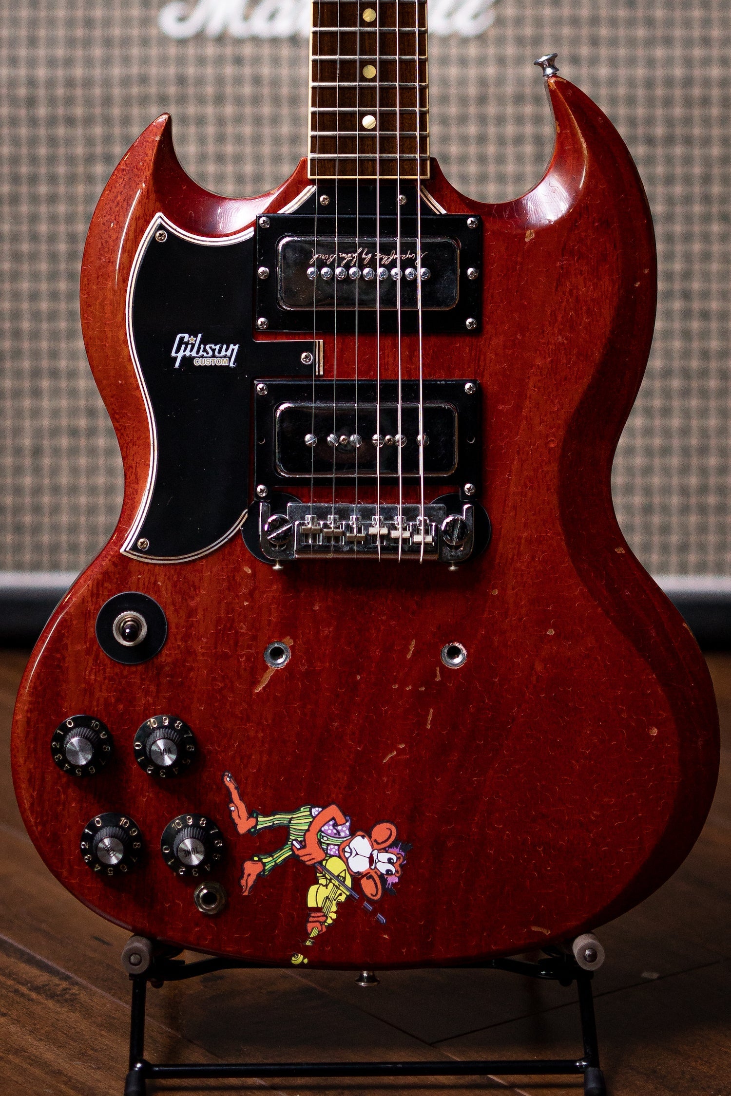 Gibson Tony Iommi "Monkey" 1964 SG Special Replica Left Handed Electric Guitar - Aged Cherry