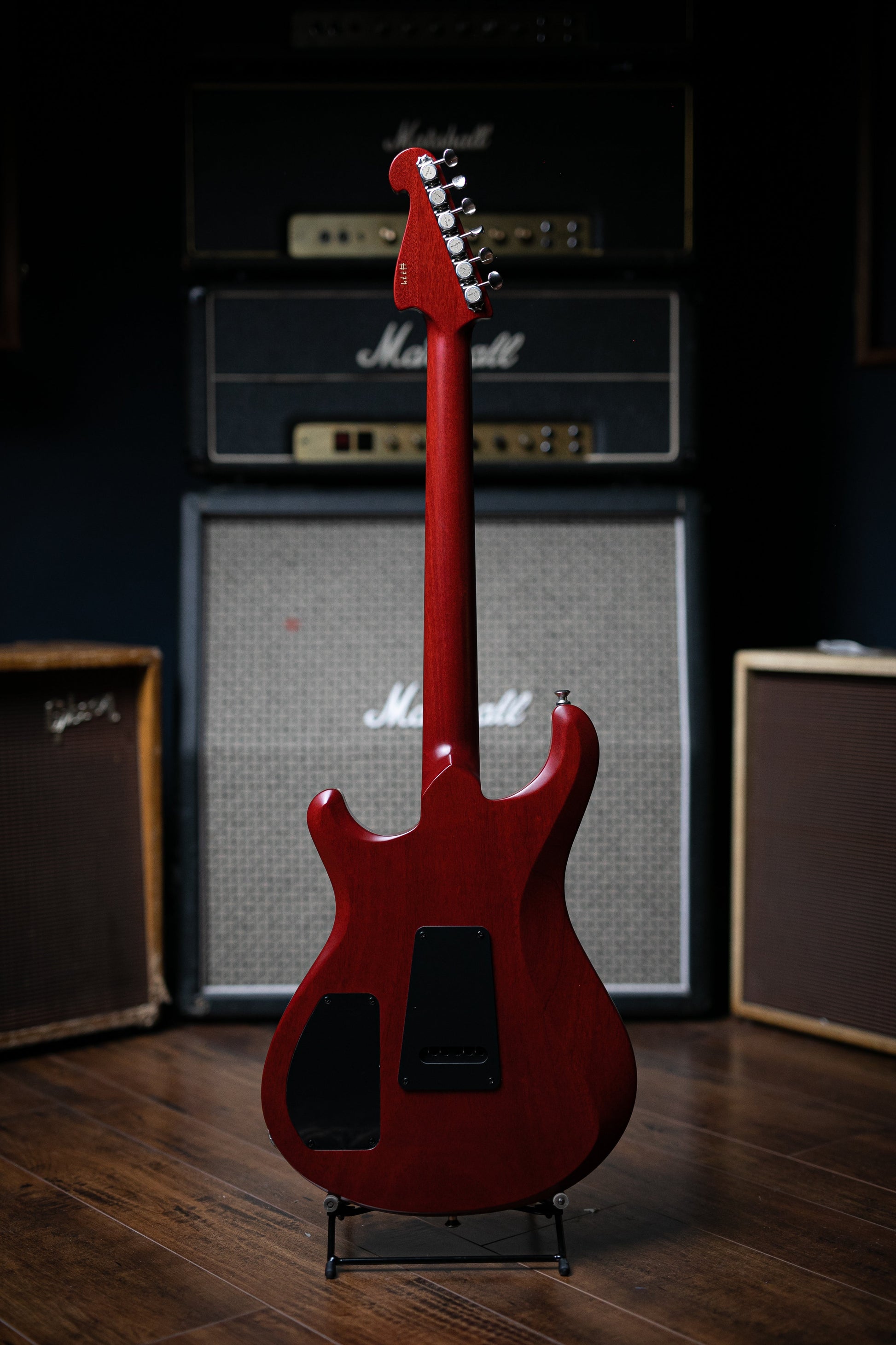 Knaggs Severn T3 Electric Guitar - Transparent Red