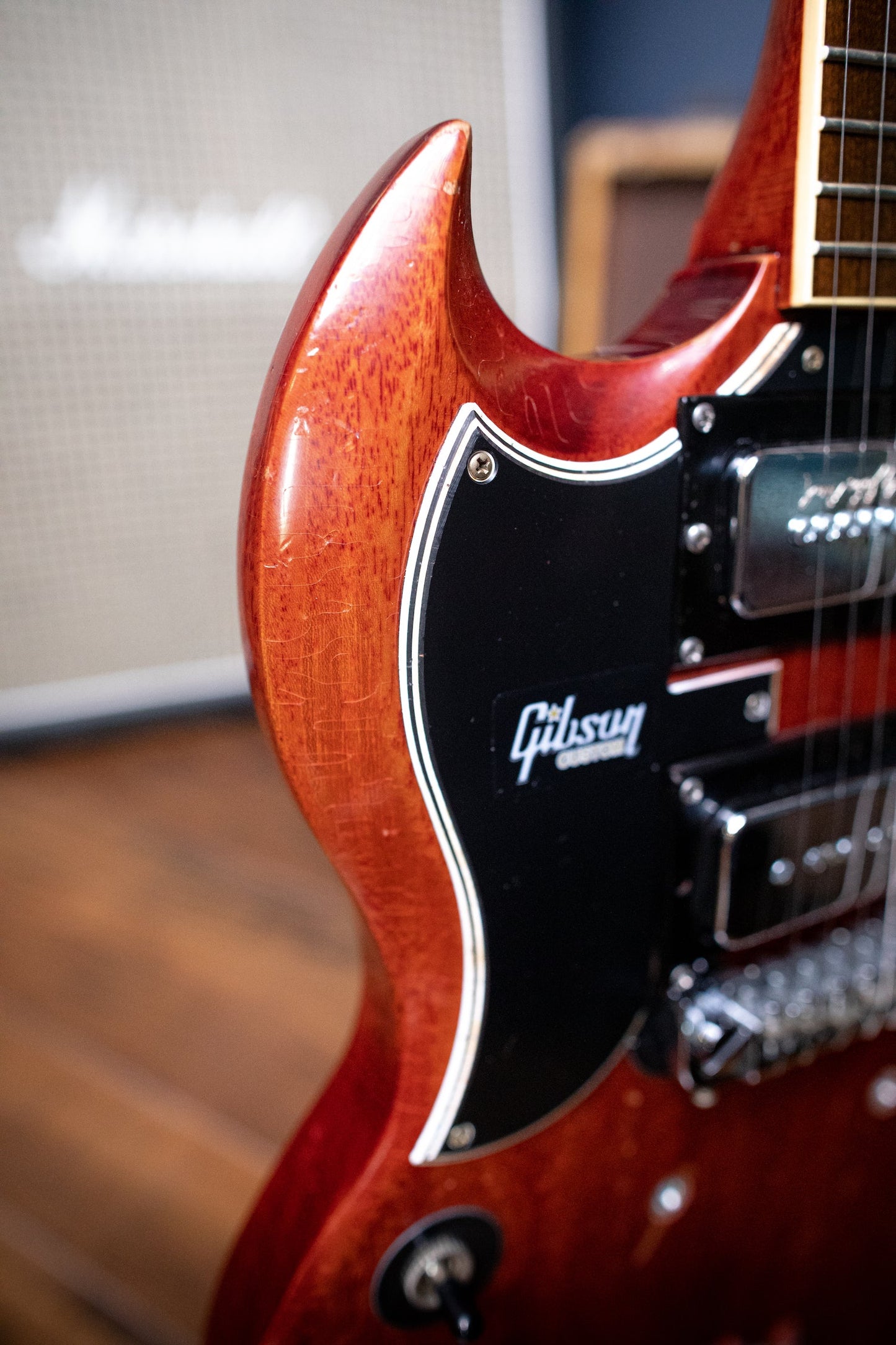 Gibson Tony Iommi "Monkey" 1964 SG Special Replica Left Handed Electric Guitar - Aged Cherry