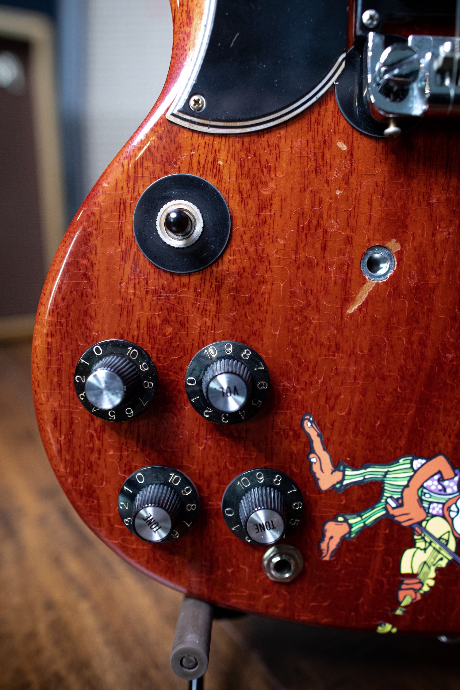 Gibson Tony Iommi "Monkey" 1964 SG Special Replica Left Handed Electric Guitar - Aged Cherry