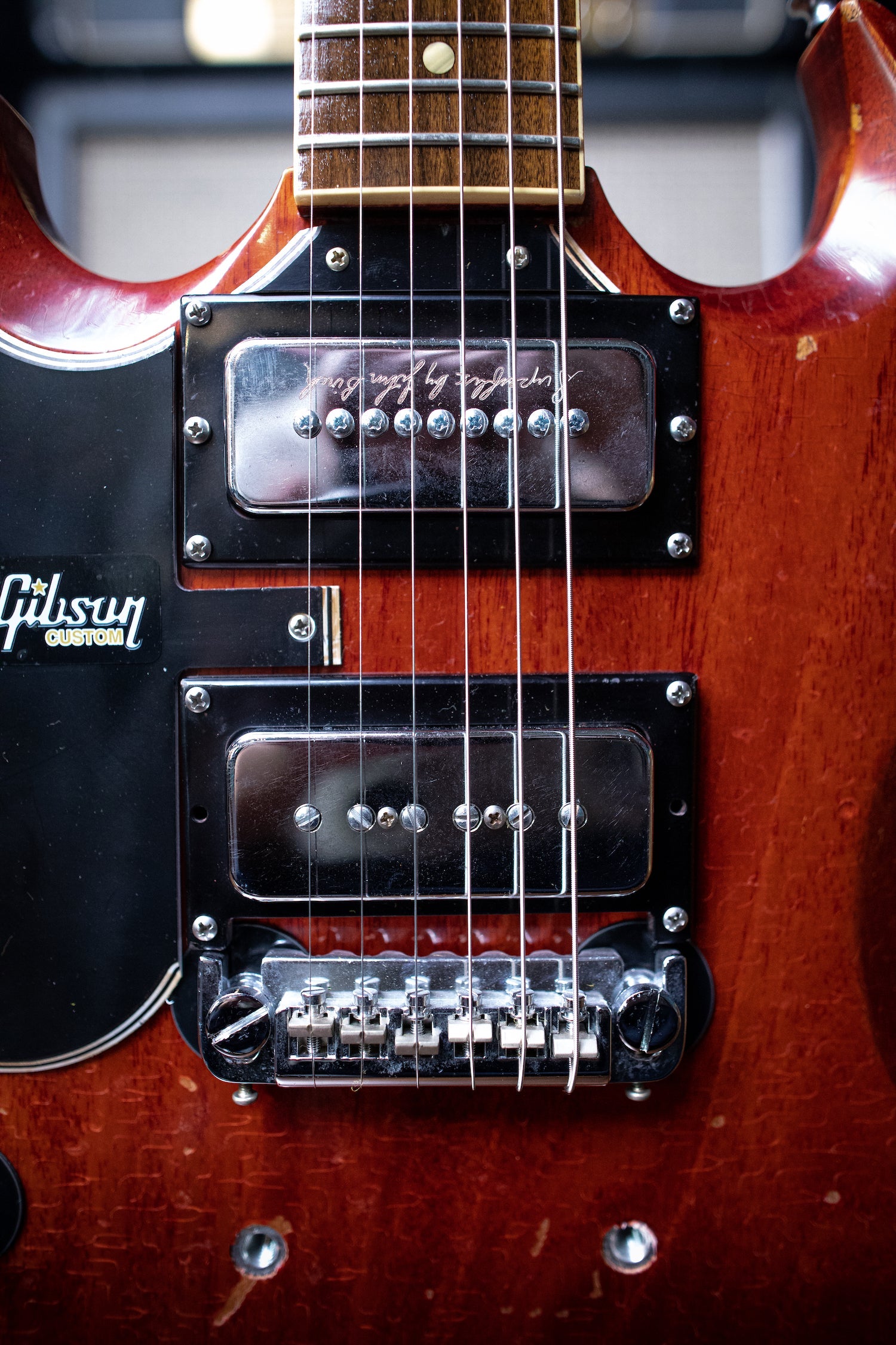 Gibson Tony Iommi "Monkey" 1964 SG Special Replica Left Handed Electric Guitar - Aged Cherry