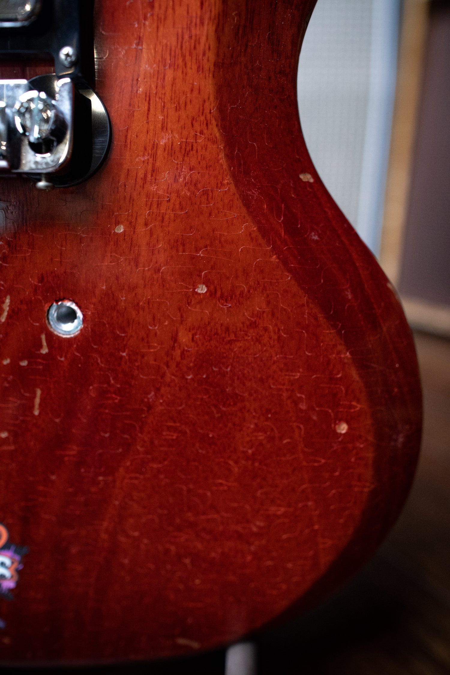 Gibson Tony Iommi "Monkey" 1964 SG Special Replica Left Handed Electric Guitar - Aged Cherry