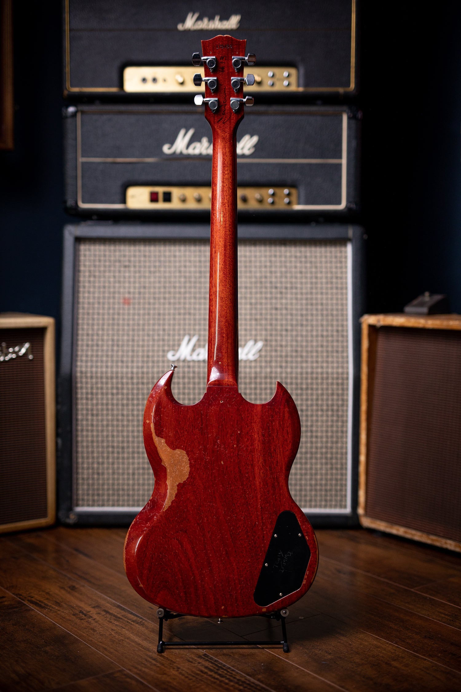 Gibson Tony Iommi "Monkey" 1964 SG Special Replica Left Handed Electric Guitar - Aged Cherry