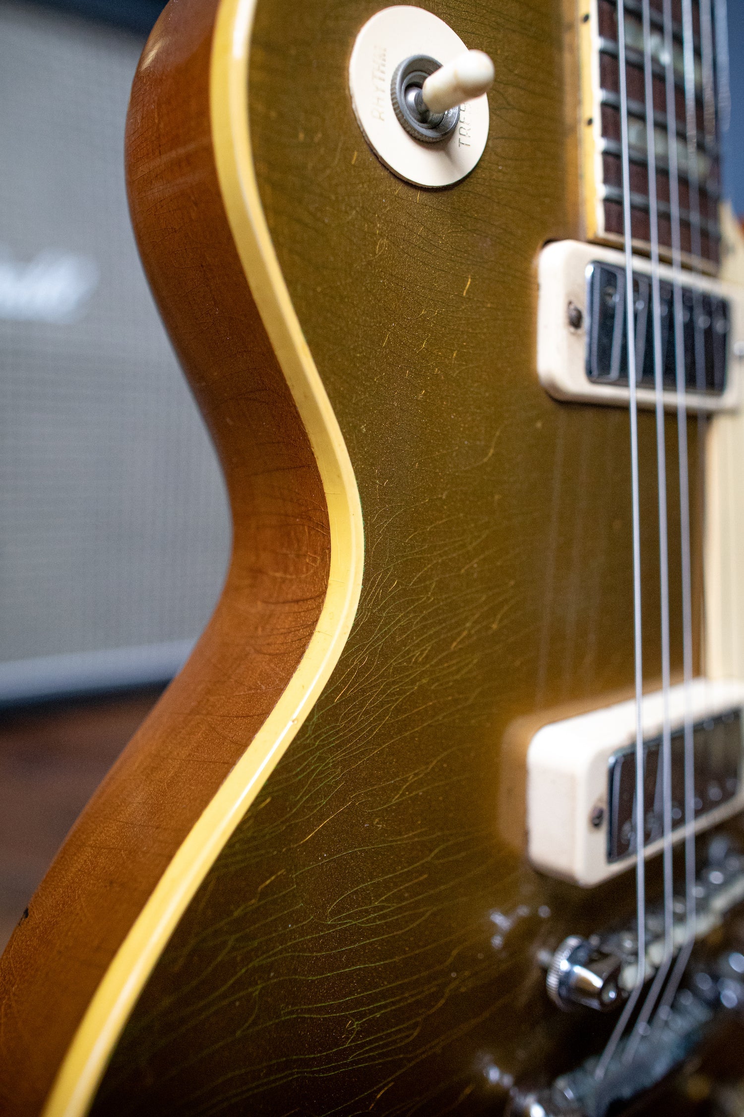 1969 Gibson Les Paul Goldtop Deluxe Electric Guitar