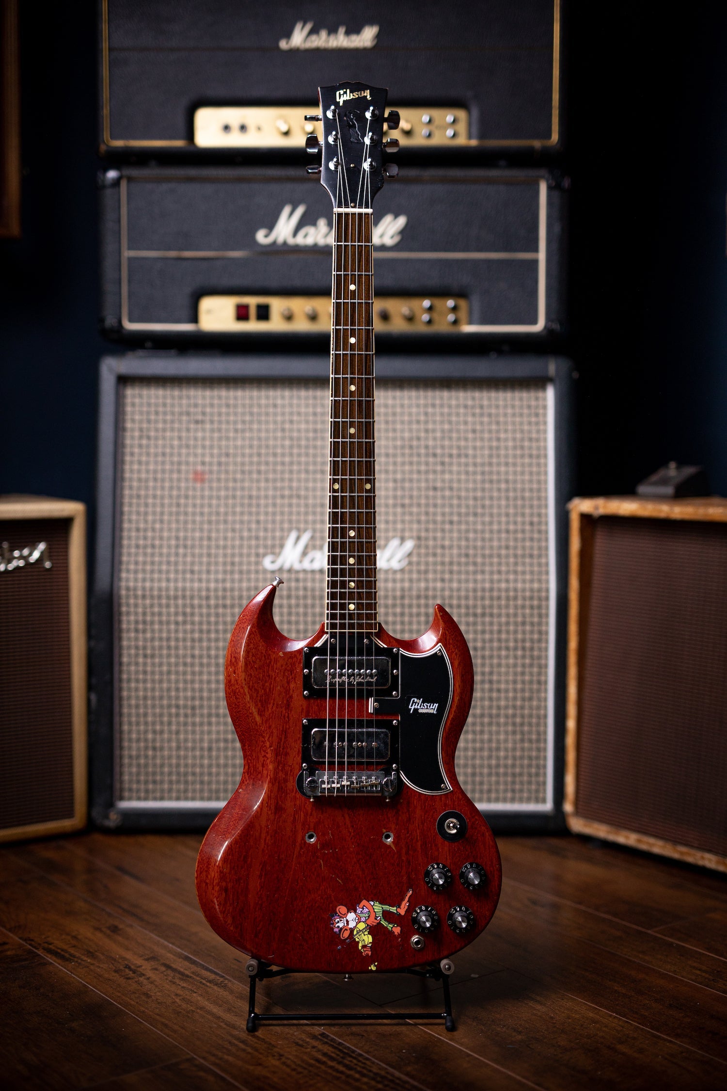 Gibson Tony Iommi "Monkey" 1964 SG Special Replica Right Handed Electric Guitar - Aged Cherry