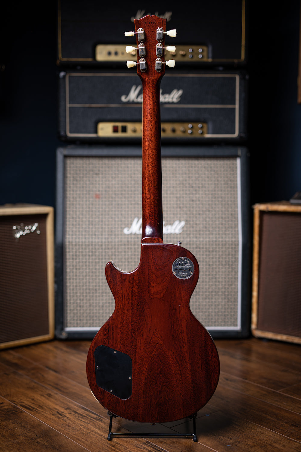 Gibson Custom Shop 1960 Les Paul Standard 60th Anniversary V1 Electric Guitar - VOS Deep Cherry Sunburst
