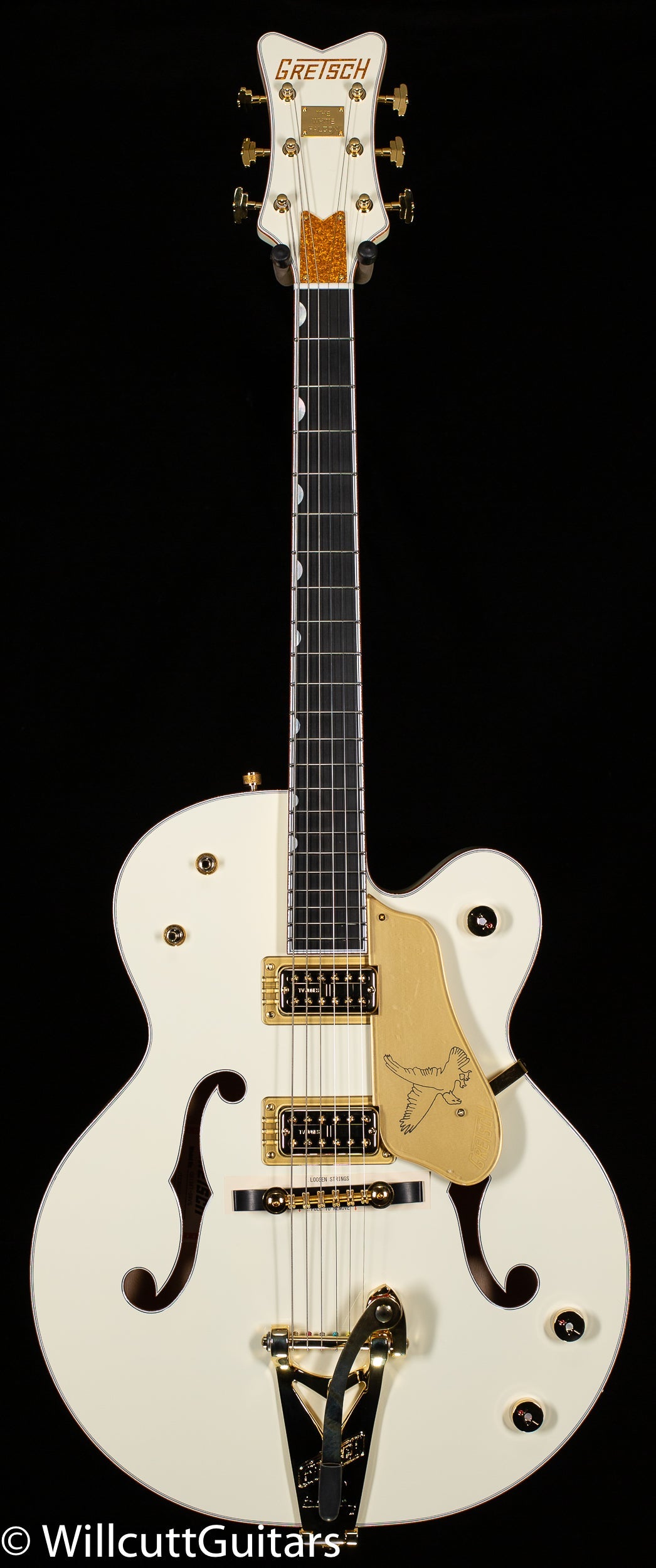 Gretsch G6136T-59 Vintage Select Edition '59 Falcon Hollow Body with Bigsby TV Jones Vintage White Lacquer (827)