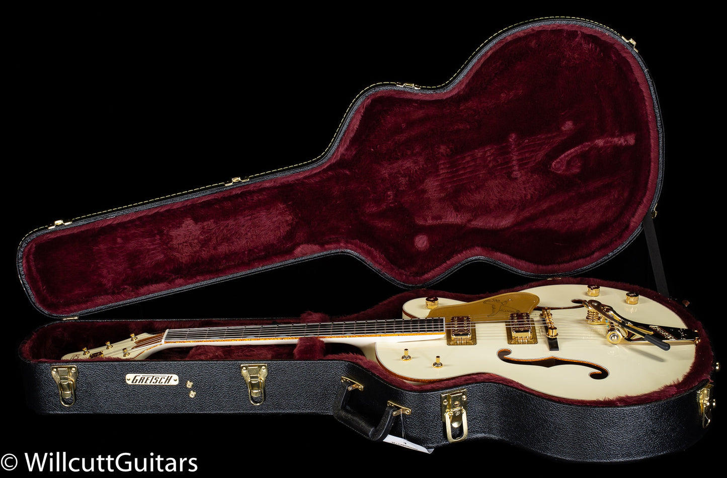 Gretsch G6136T-59 Vintage Select Edition '59 Falcon Hollow Body with Bigsby TV Jones Vintage White Lacquer (827)