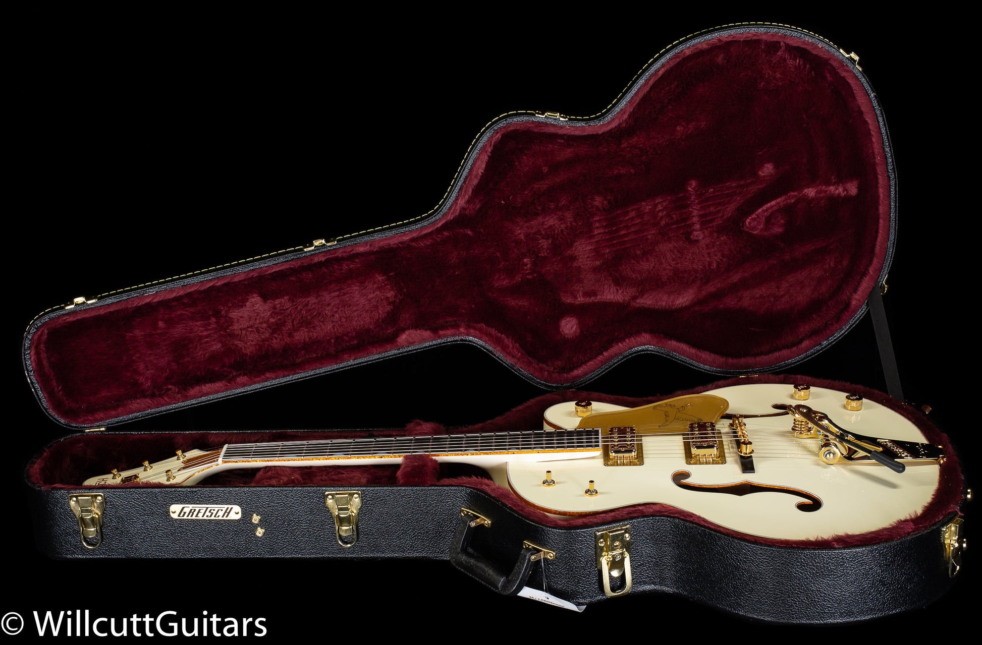 Gretsch G6136T-59 Vintage Select Edition '59 Falcon Hollow Body with Bigsby TV Jones Vintage White Lacquer (827)