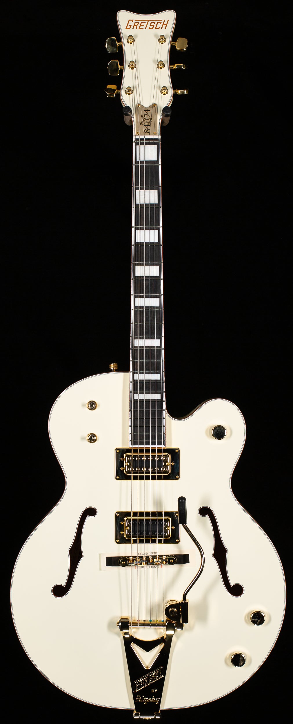 Gretsch G8424T Billy Duffy Signature Falcon, Ebony Fingerboard, Vintage White Lacquer (729)