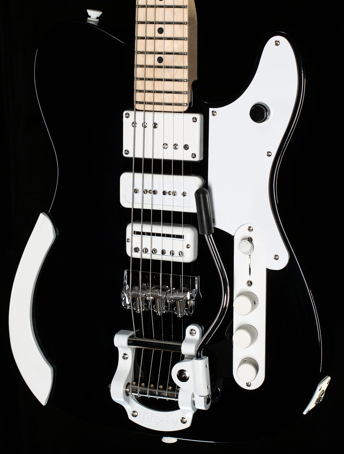 Fender Jack White Triplecaster Maple Fingerboard Black (741)