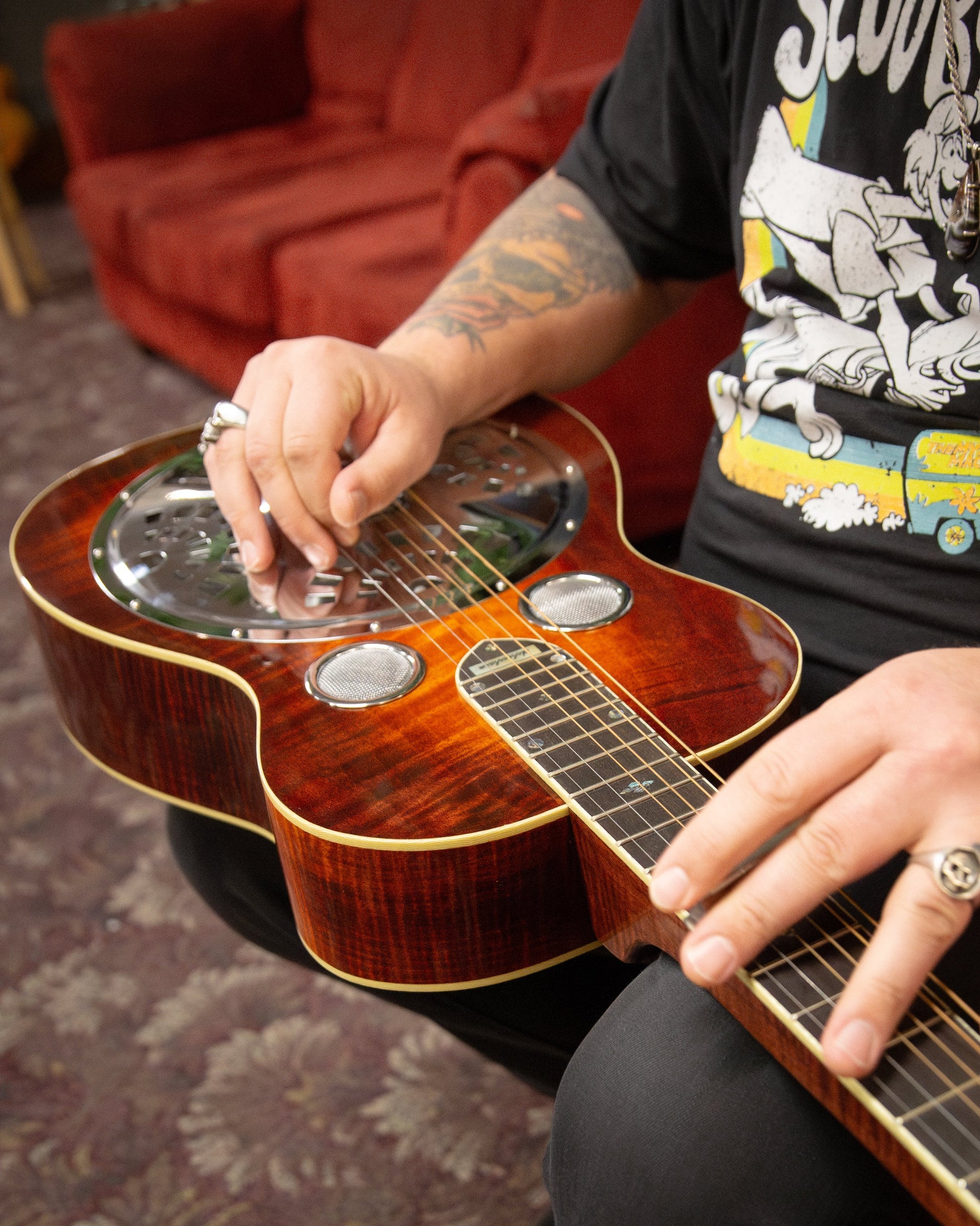 Scheerhorn Maple R Custom Squareneck Resonator Guitar (2001)