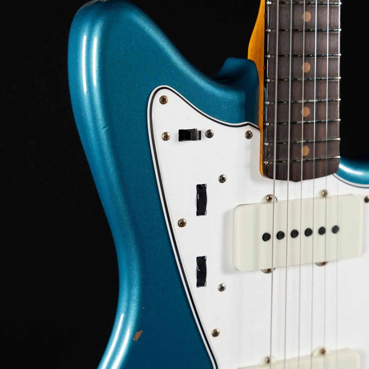 Fender Custom Shop ’63 Jazzmaster Relic Electric Guitar – Ocean Turquoise