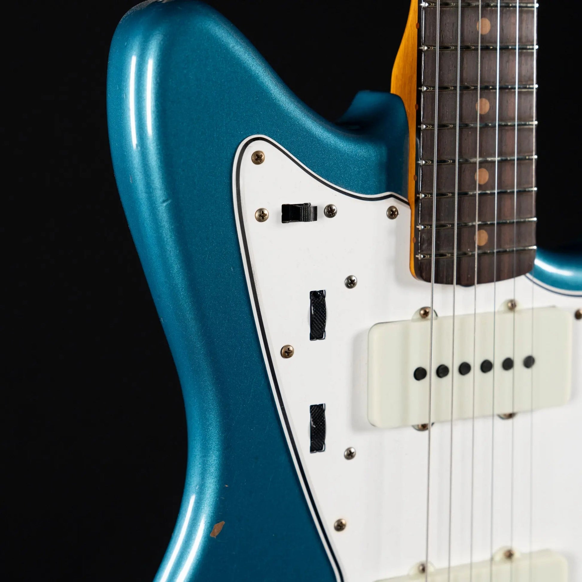 Fender Custom Shop ’63 Jazzmaster Relic Electric Guitar – Ocean Turquoise