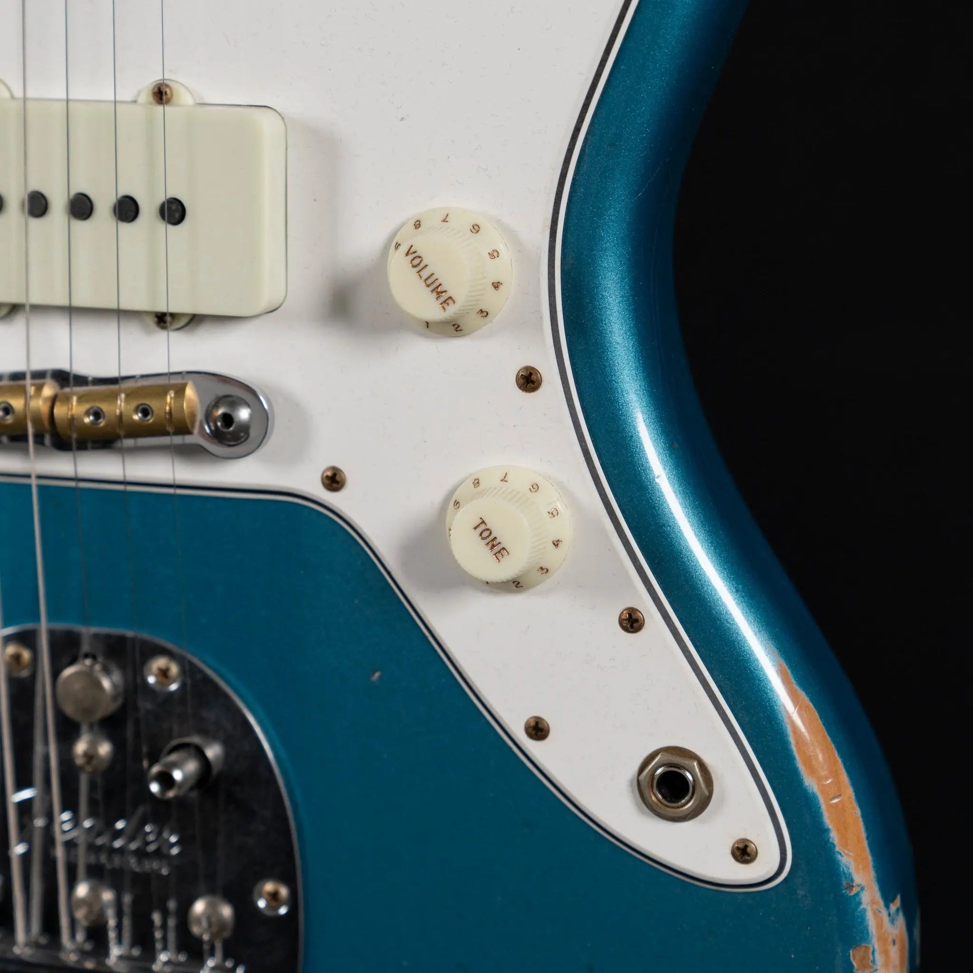Fender Custom Shop ’63 Jazzmaster Relic Electric Guitar – Ocean Turquoise