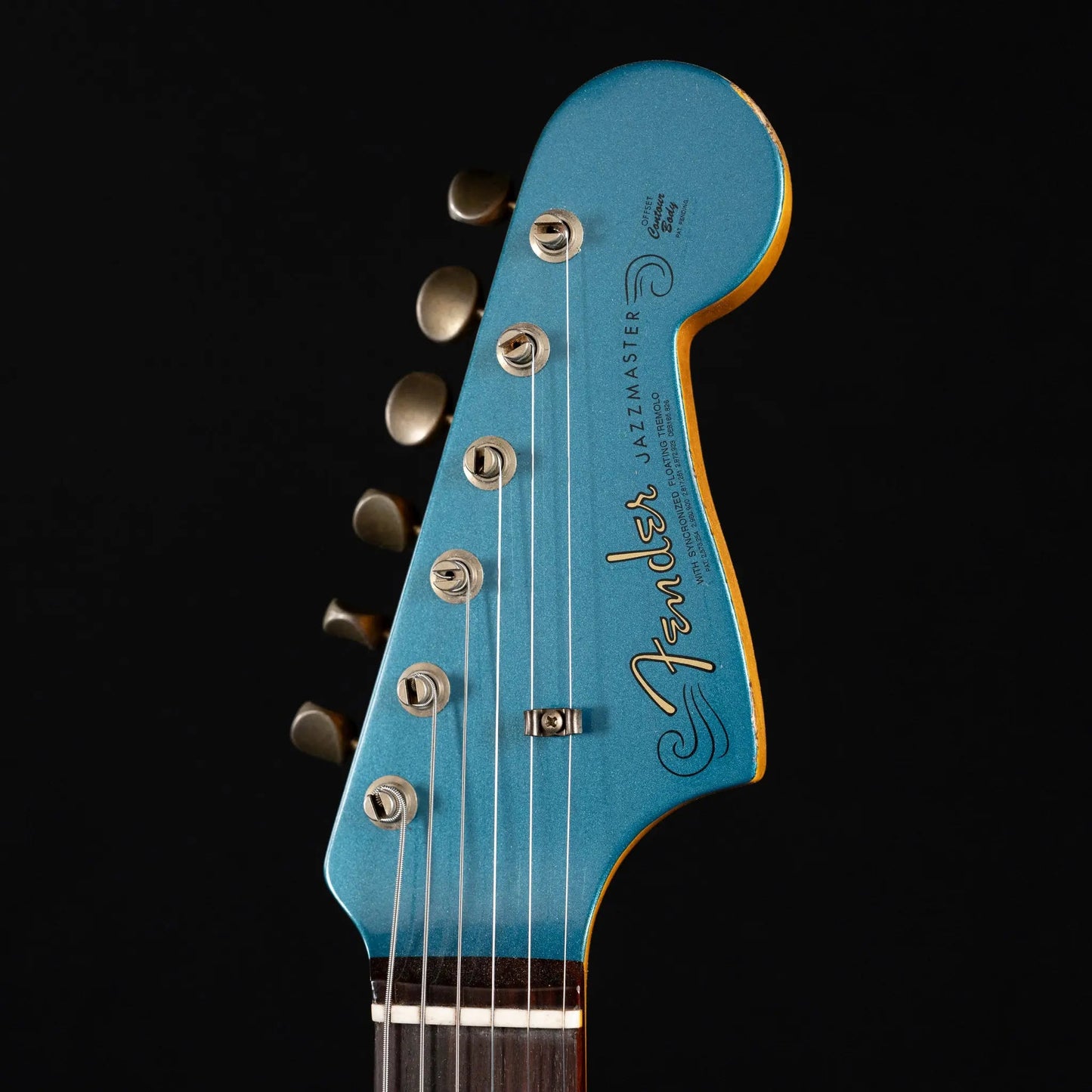 Fender Custom Shop ’63 Jazzmaster Relic Electric Guitar – Ocean Turquoise