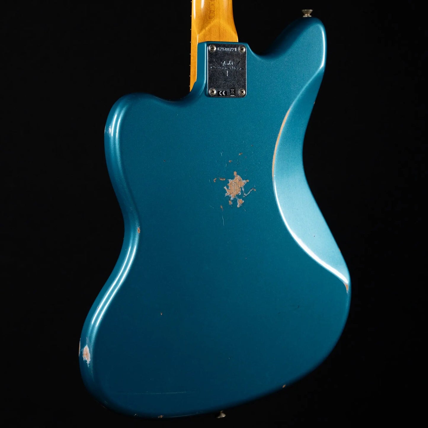 Fender Custom Shop ’63 Jazzmaster Relic Electric Guitar – Ocean Turquoise