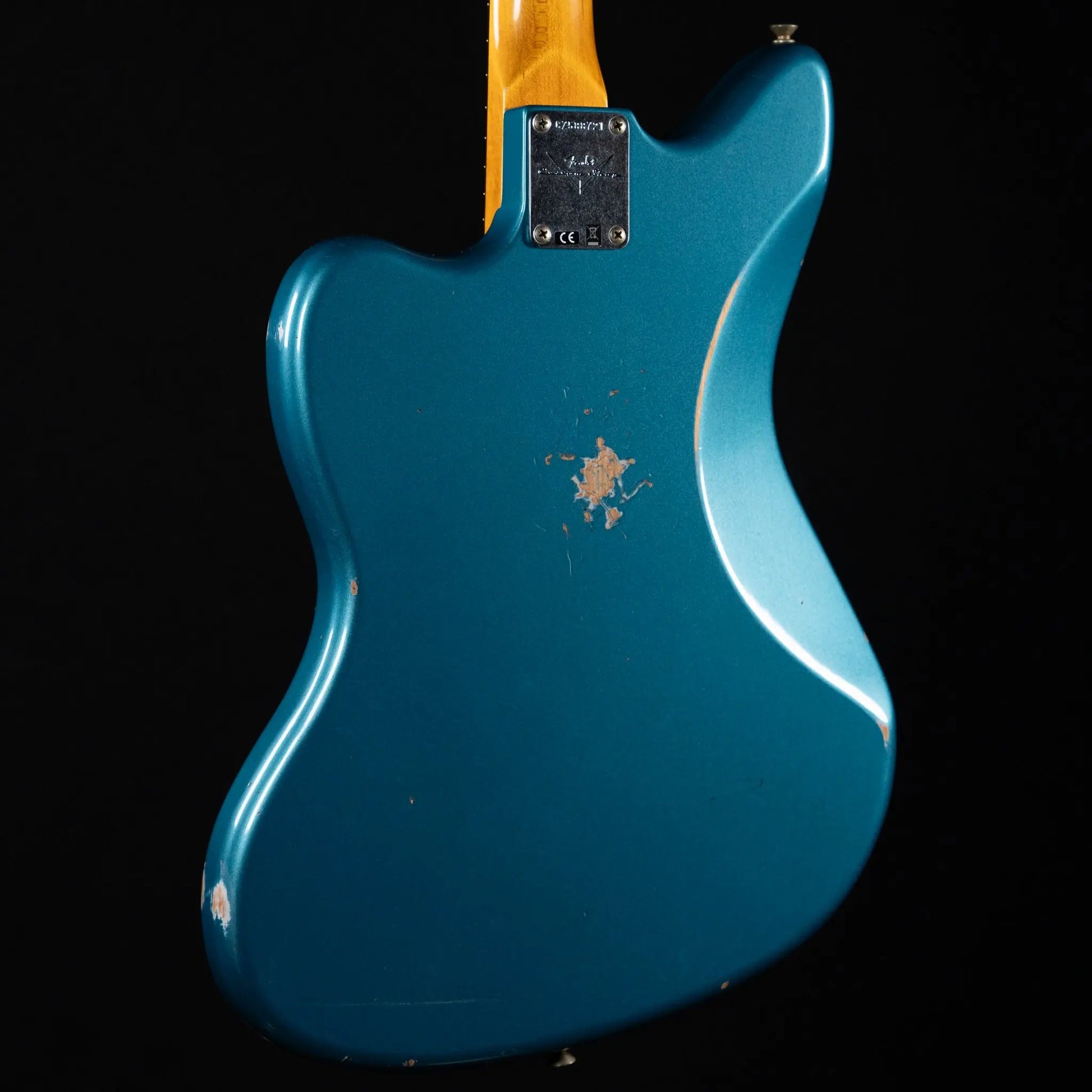 Fender Custom Shop ’63 Jazzmaster Relic Electric Guitar – Ocean Turquoise