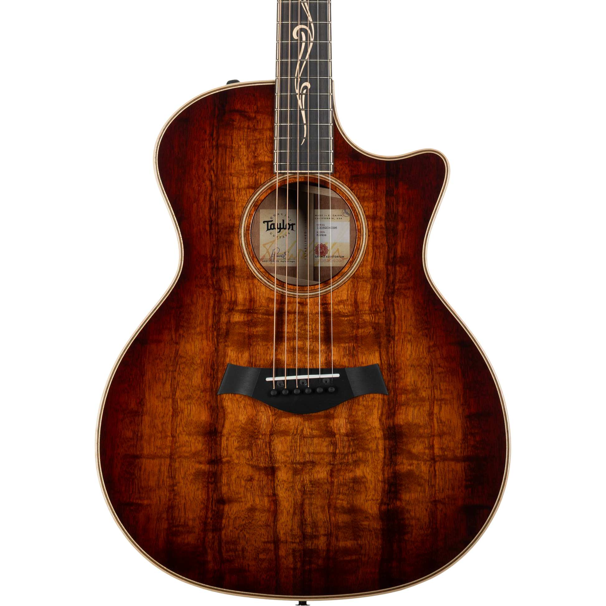Taylor K24ce Grand Auditorium Koa Acoustic Electric Guitar