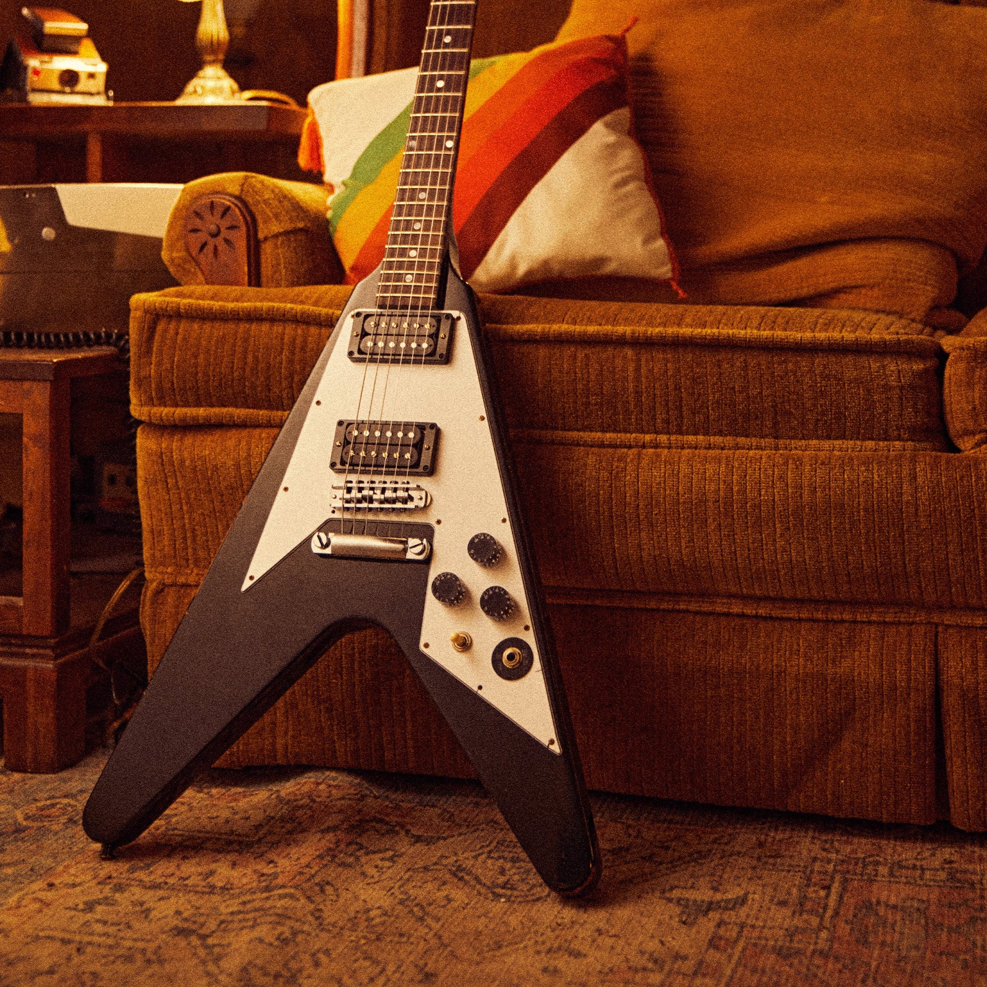 Gibson Custom Kirk Hammett 1979 Flying V, Ebony