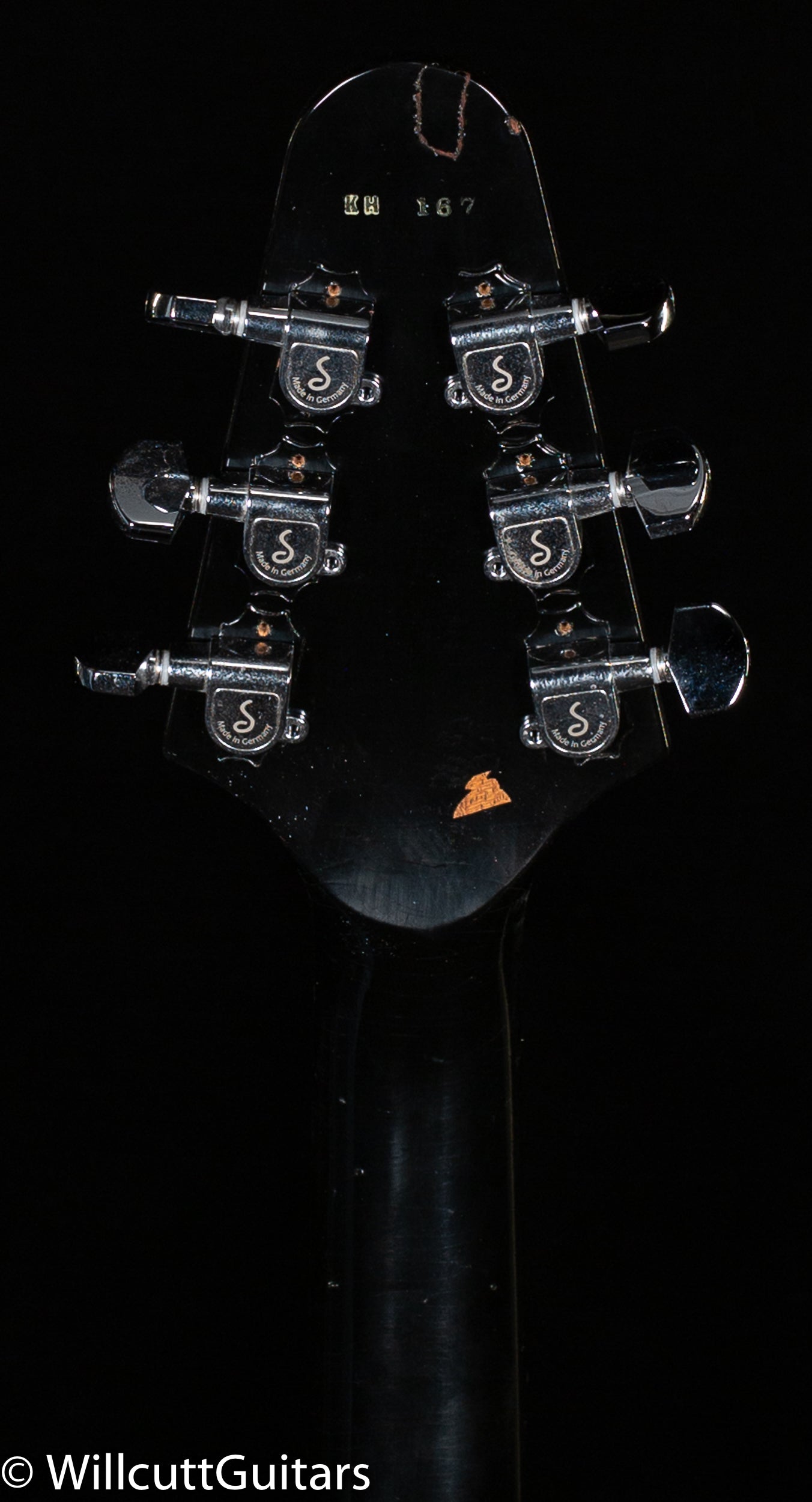 Gibson Custom Shop Kirk Hammett 1979 Flying V Ebony Murphy Lab Replica Aged Chrome Ebony (167)