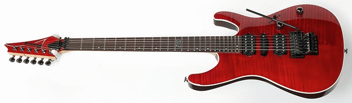 Ibanez KIKO100 TRR Transparent Ruby Red Kiko Signature Guitar