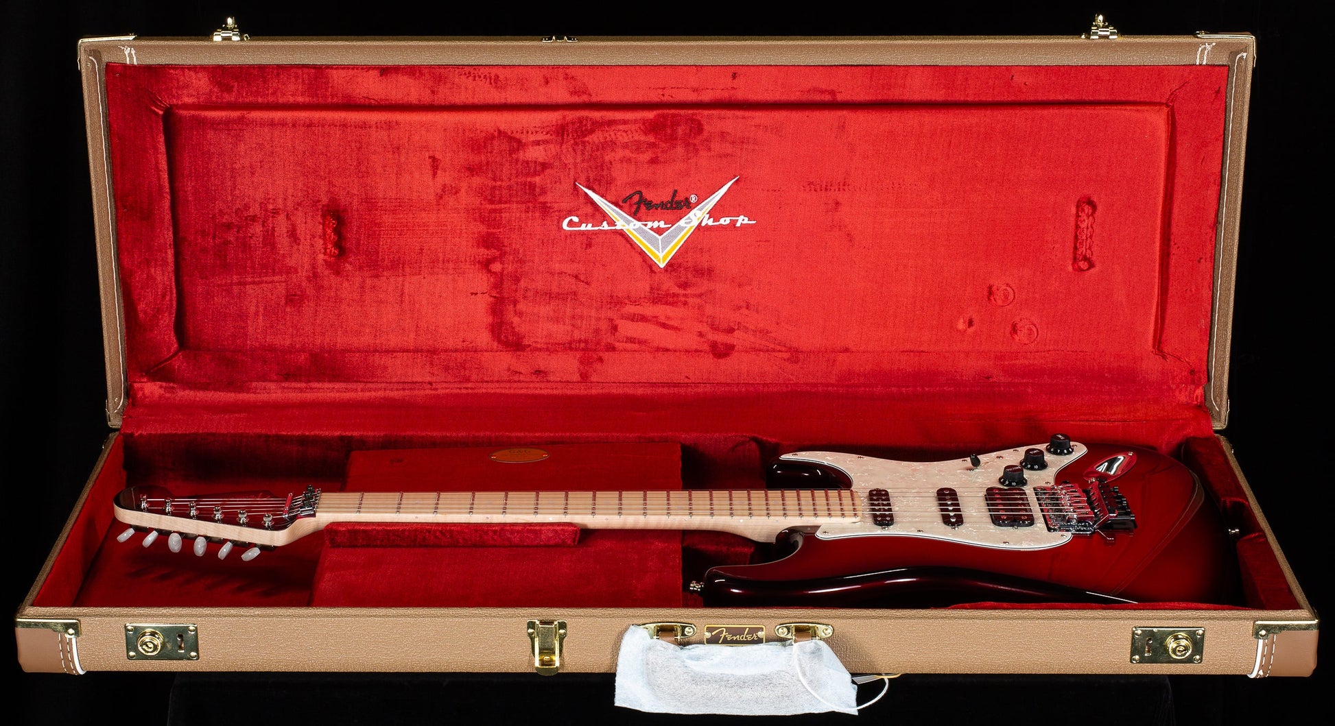 Fender Custom Shop Masterbuilt Kyle McMillin Floyd Stratocaster NOS Candy Apple Red/Black Burst (250)
