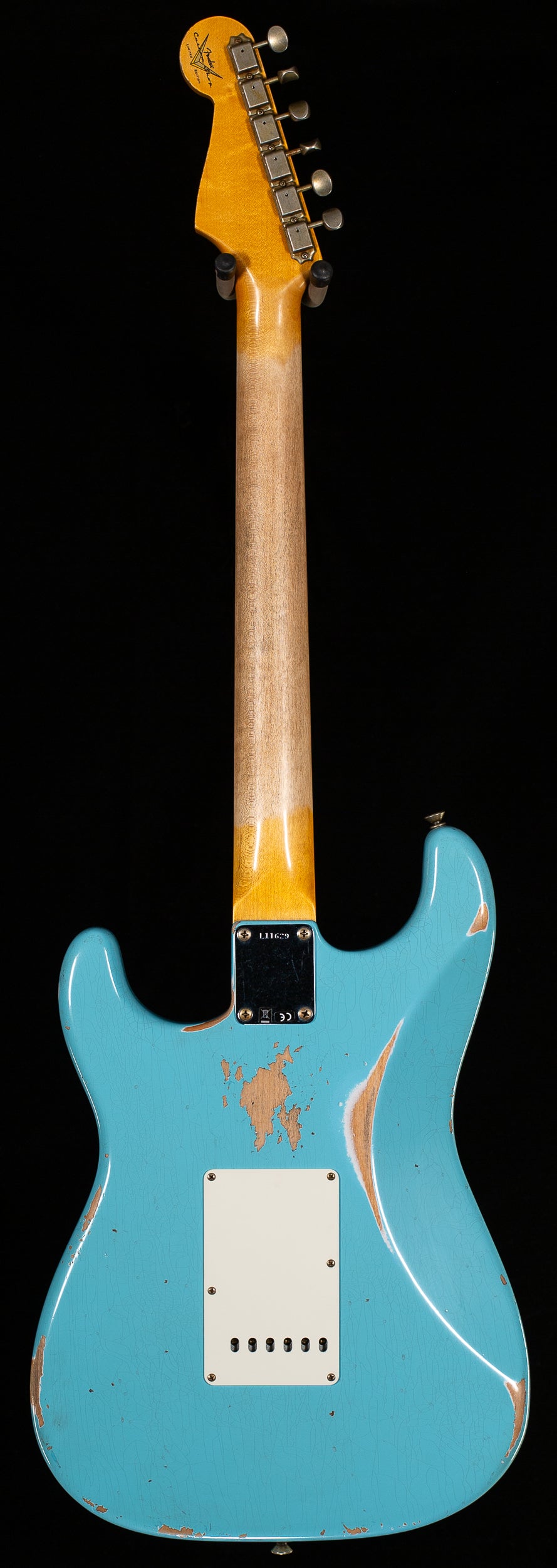Fender Custom Shop Limited Edition 1964 L-Series Stratocaster Heavy Relic Aged Daphne Blue (629)