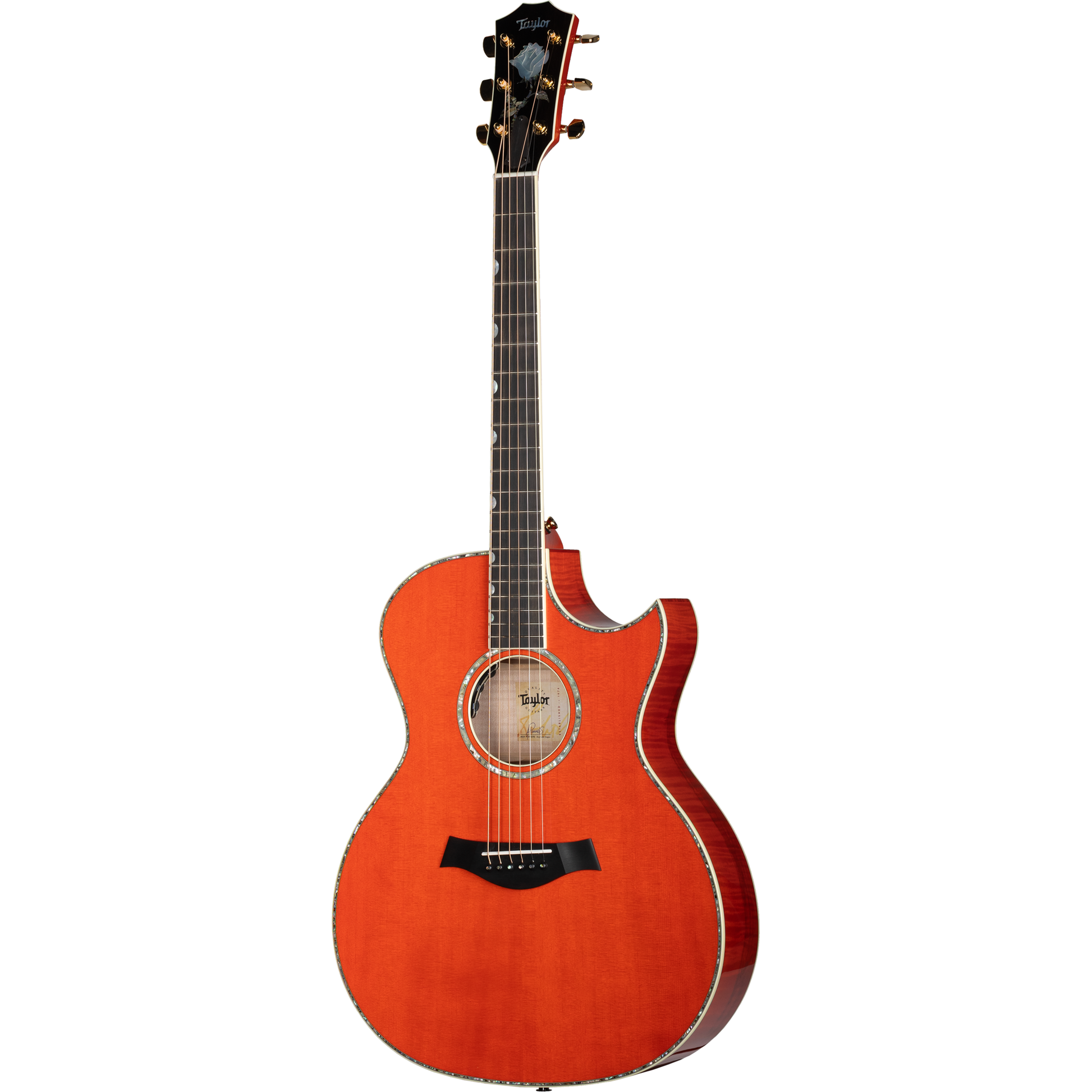 Taylor Doyle Dykes Signature Model Acoustic Electric Guitar - Translucent Orange